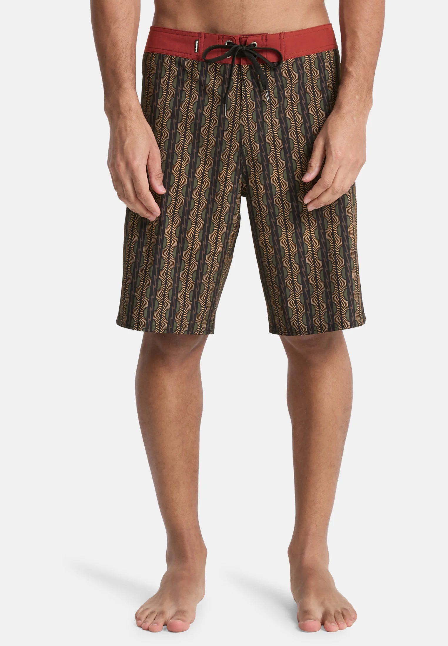 Short de bain Quiksilver Surfsilk Straight 20 Board – Marron