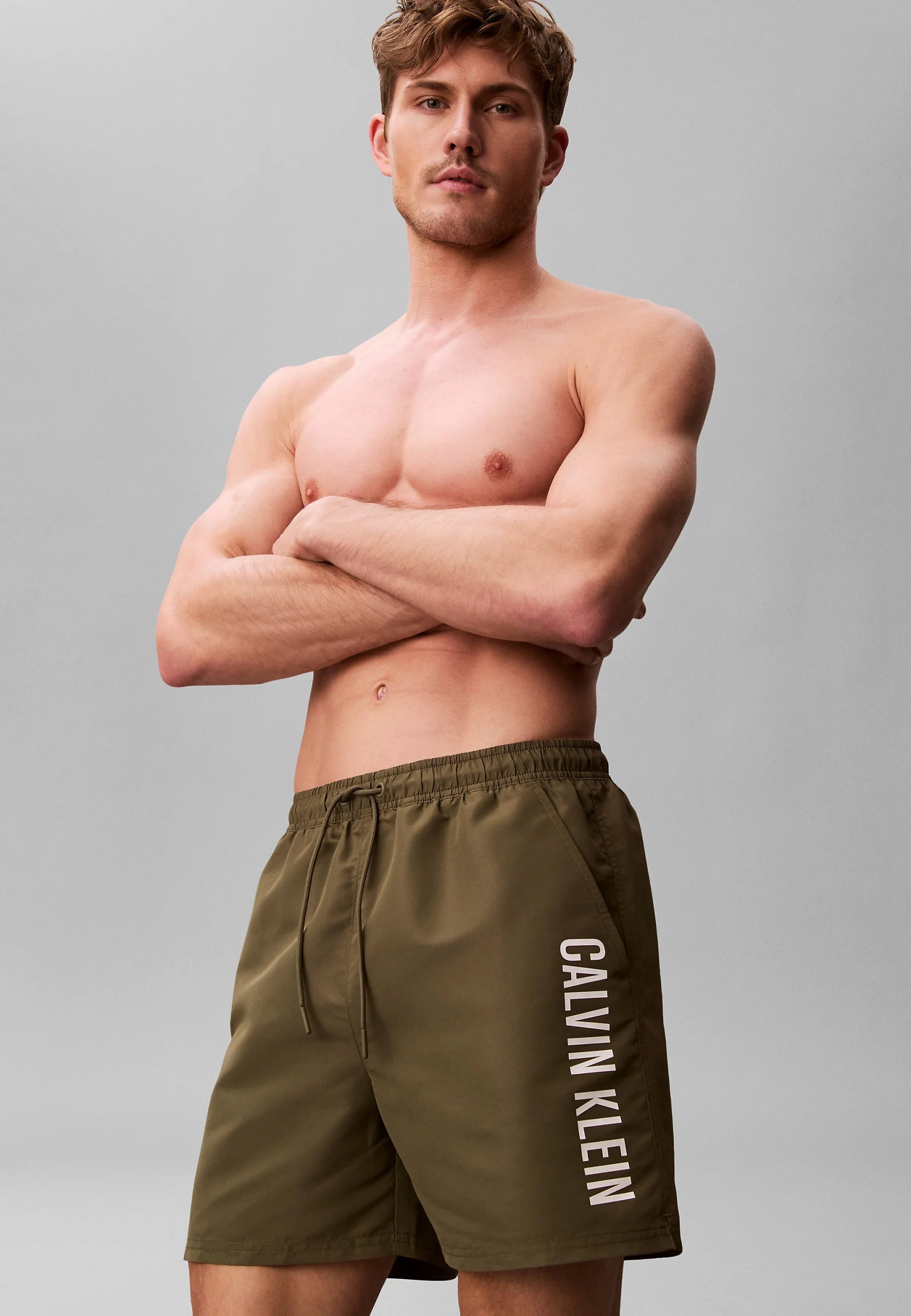 Calvin Klein Swim Shorts – Brush Green