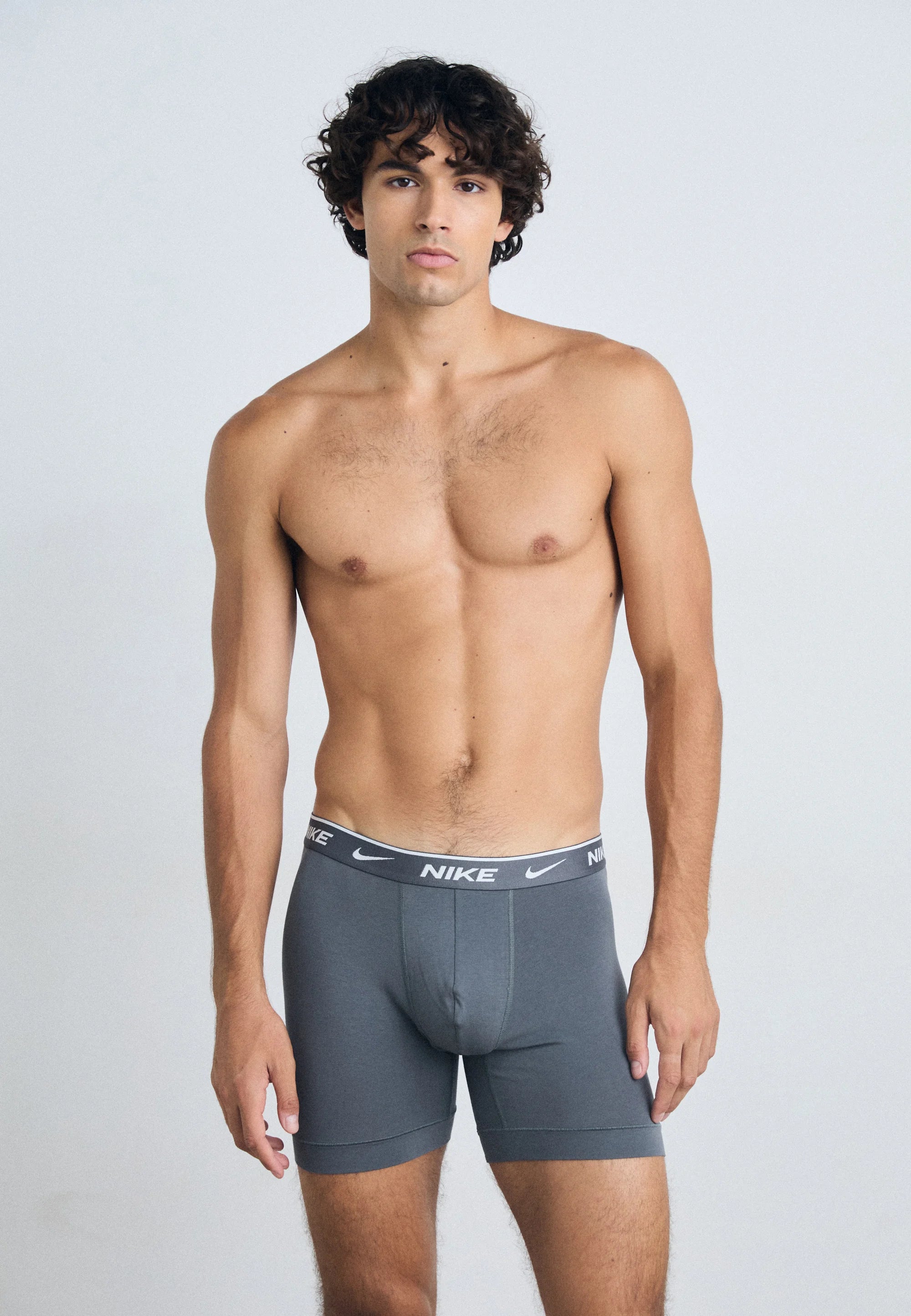 Nike Underwear 3 Pack Trunks – Light Photo Blue, Olive, Iron Grey