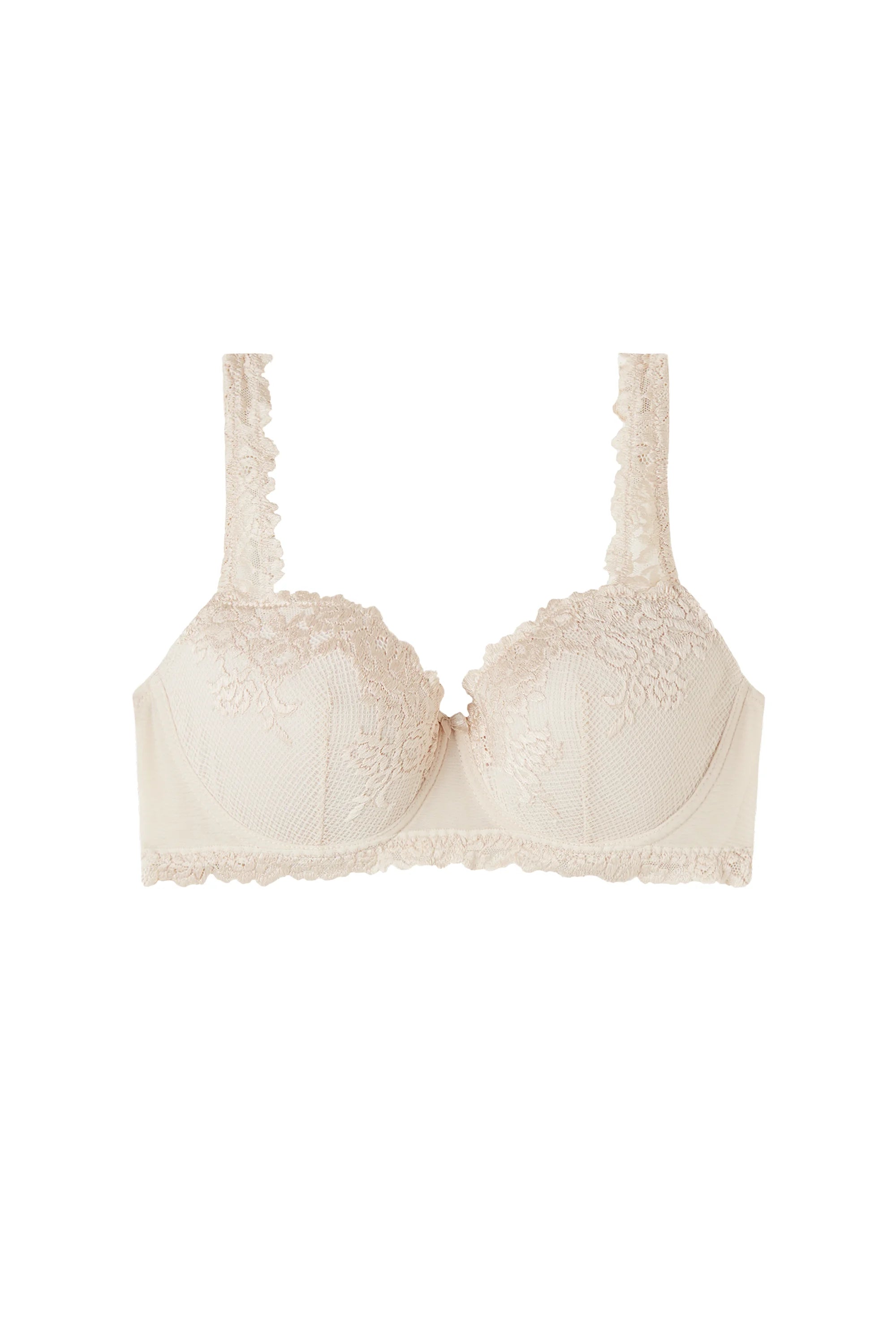 Intimissimi Pretty Flowers Sofia Balconette-Bügel-BH – Creme-Elfenbein