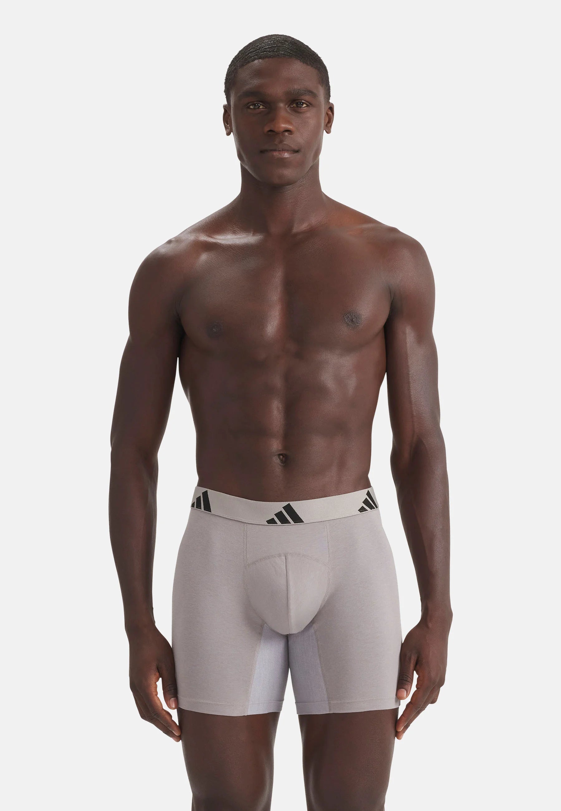 Adidas Sportswear Ergonomic 2 Pack boxerky – černé, světle šedé
