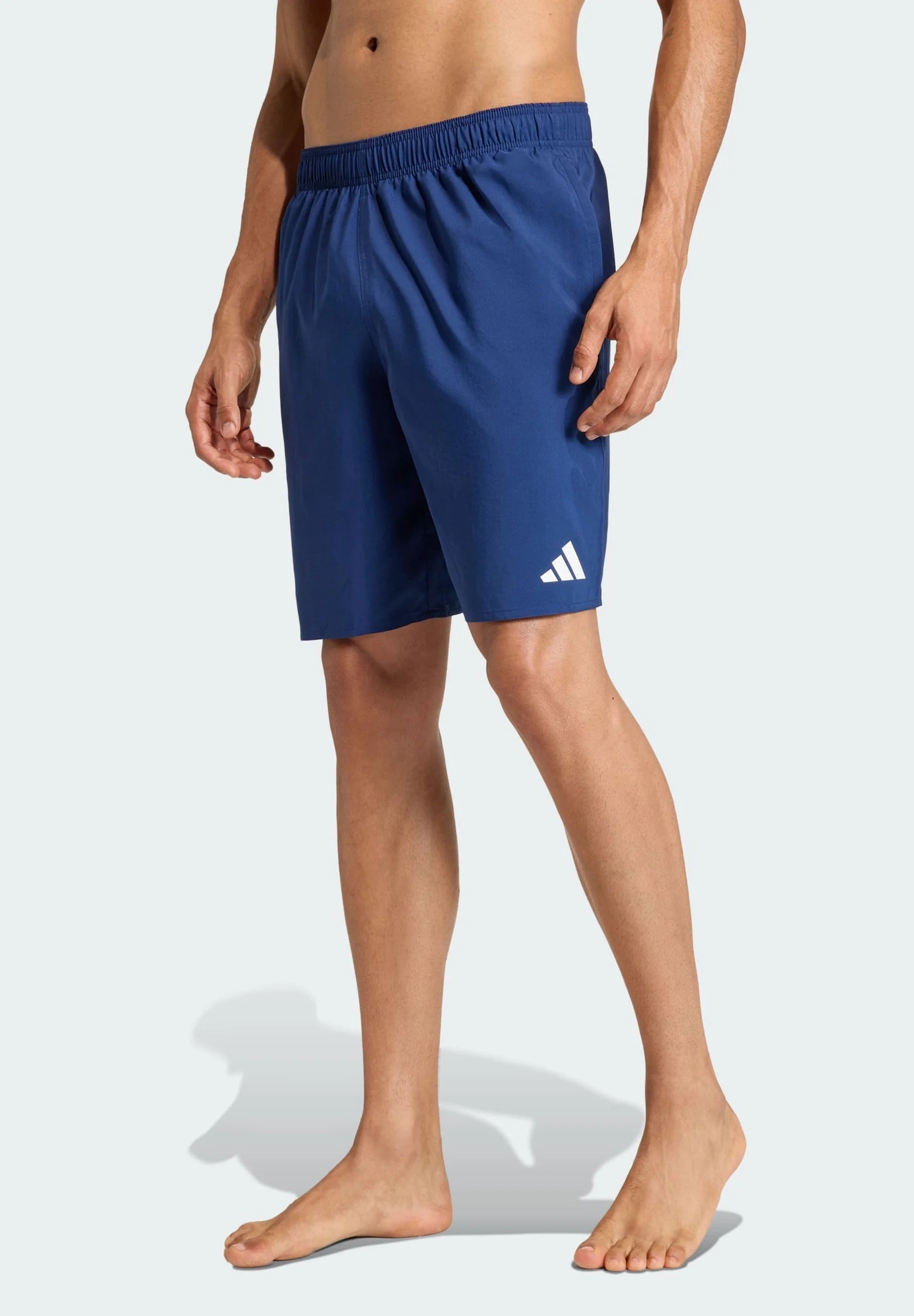 Short de bain Adidas Sportswear 8 pouces – Bleu foncé, Blanc