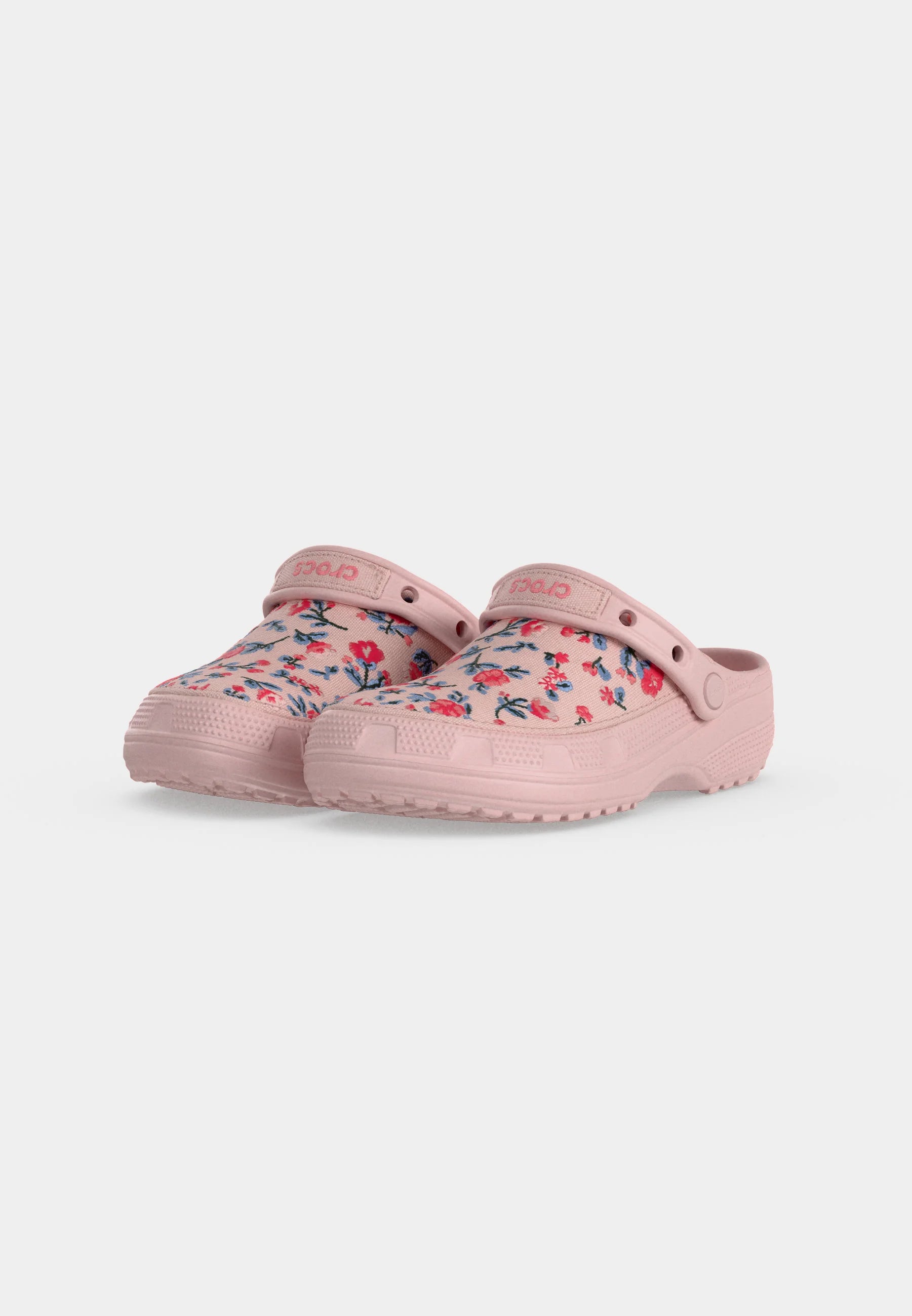 Crocs Classic Crafted Floral Unisex Mules – Candy