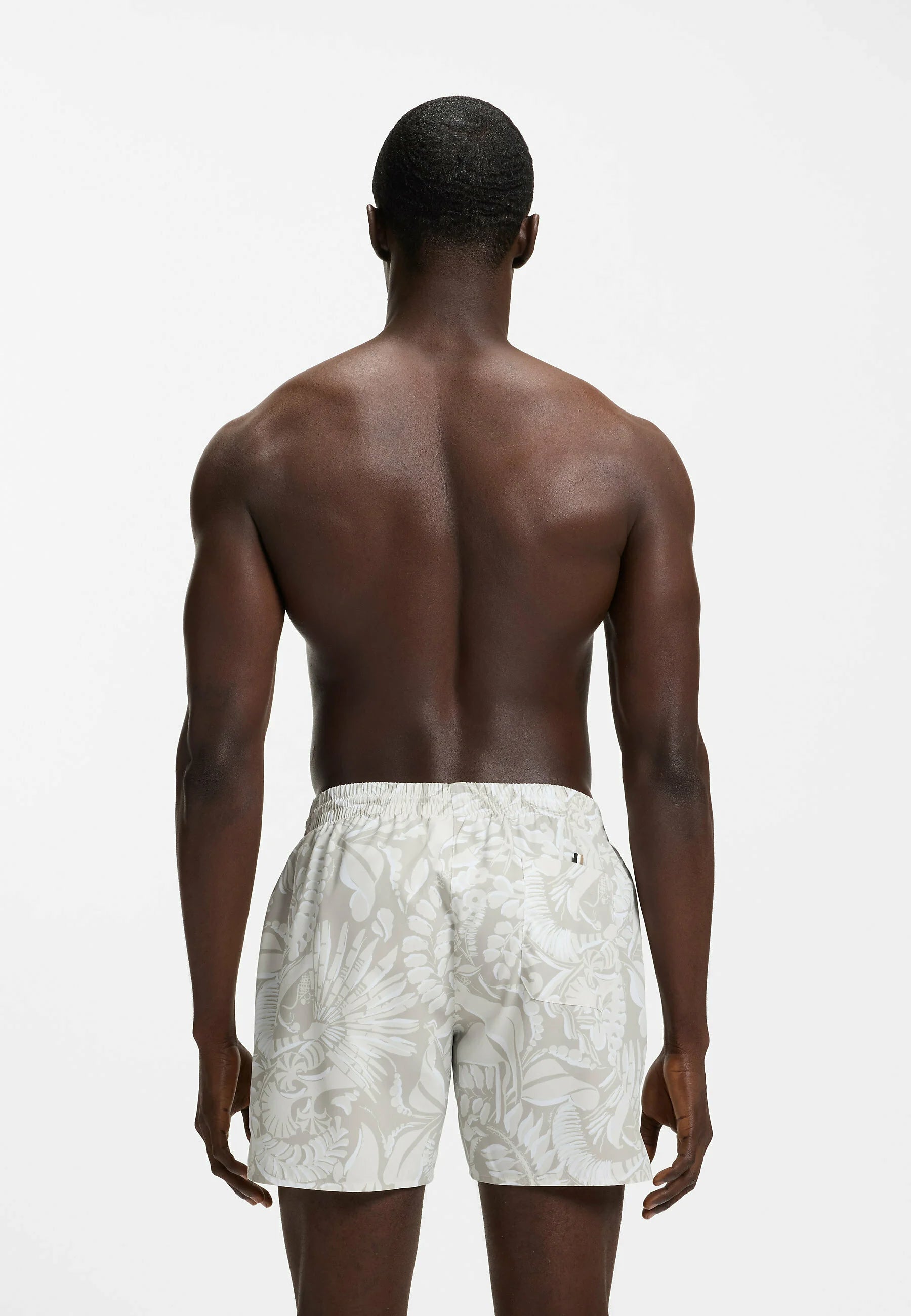 BOSS Piranha Swimming Shorts – Light Beige Four