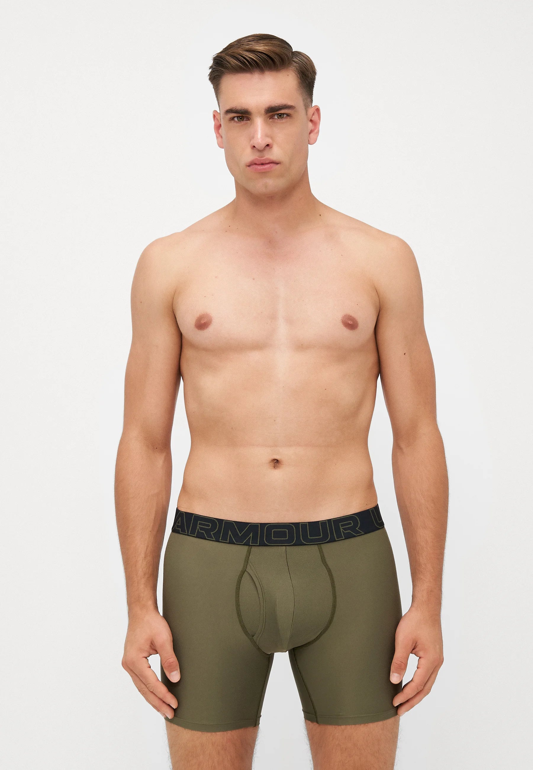 Under Armour Performance Trunks – 3 Pack – Frogskin Overdye, Marine, Green