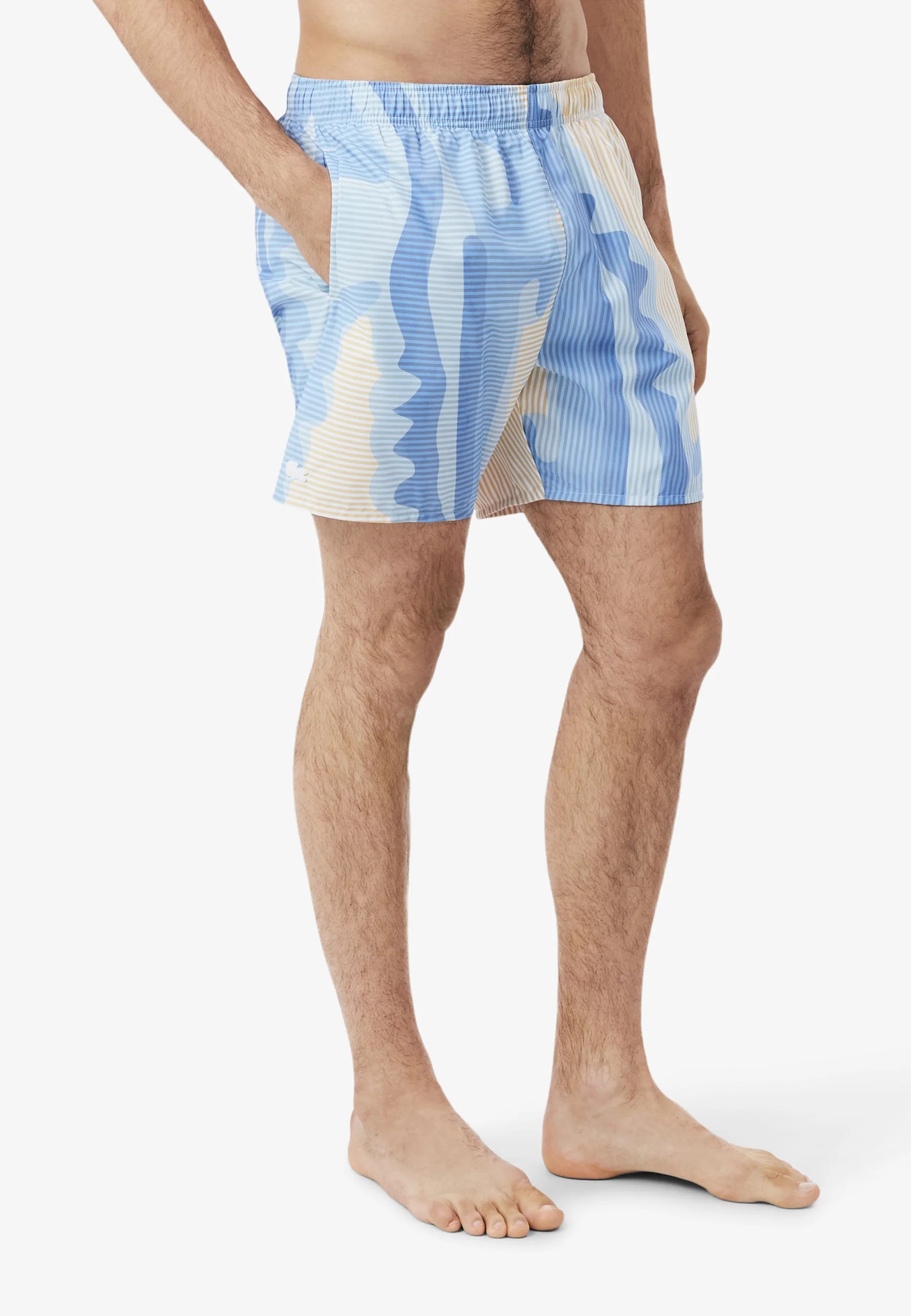 Lacoste Swim Shorts – Blanc, Beige-IY