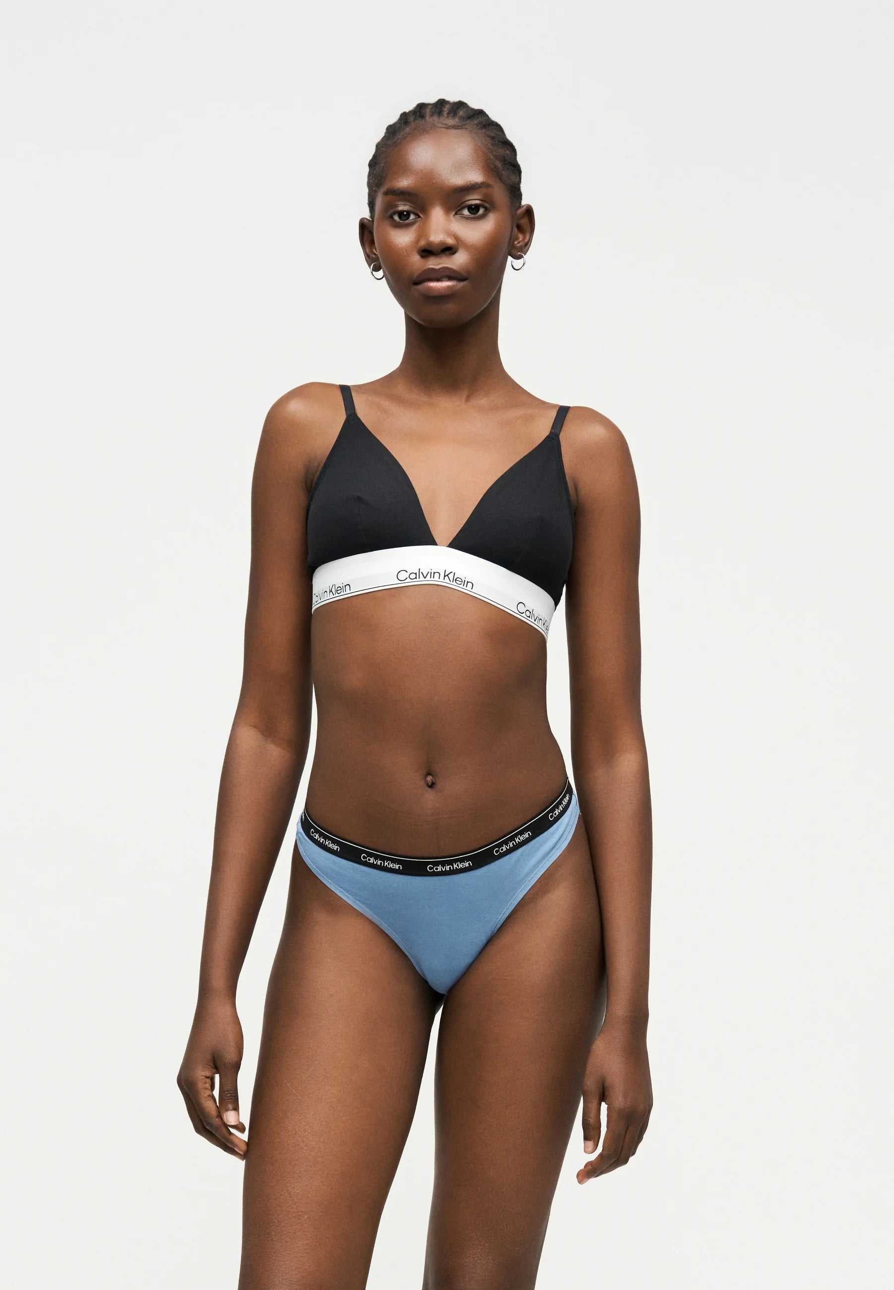 Calvin Klein Icon Logo 7-Pack Thongs – Shoreline, Grey Heather, Antarctic Blue