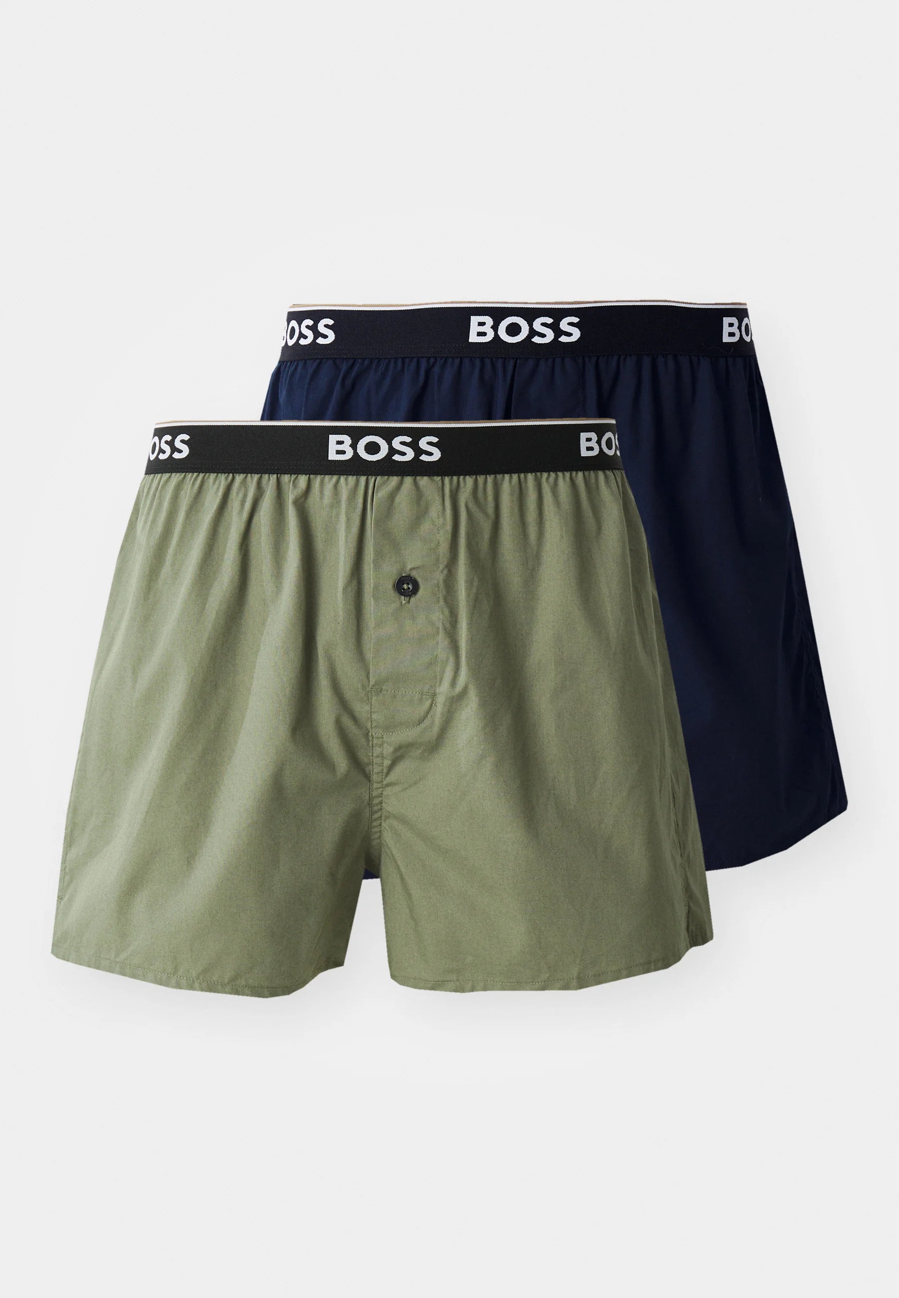 Boxerky BOSS 2 Pack – khaki, tmavě modré