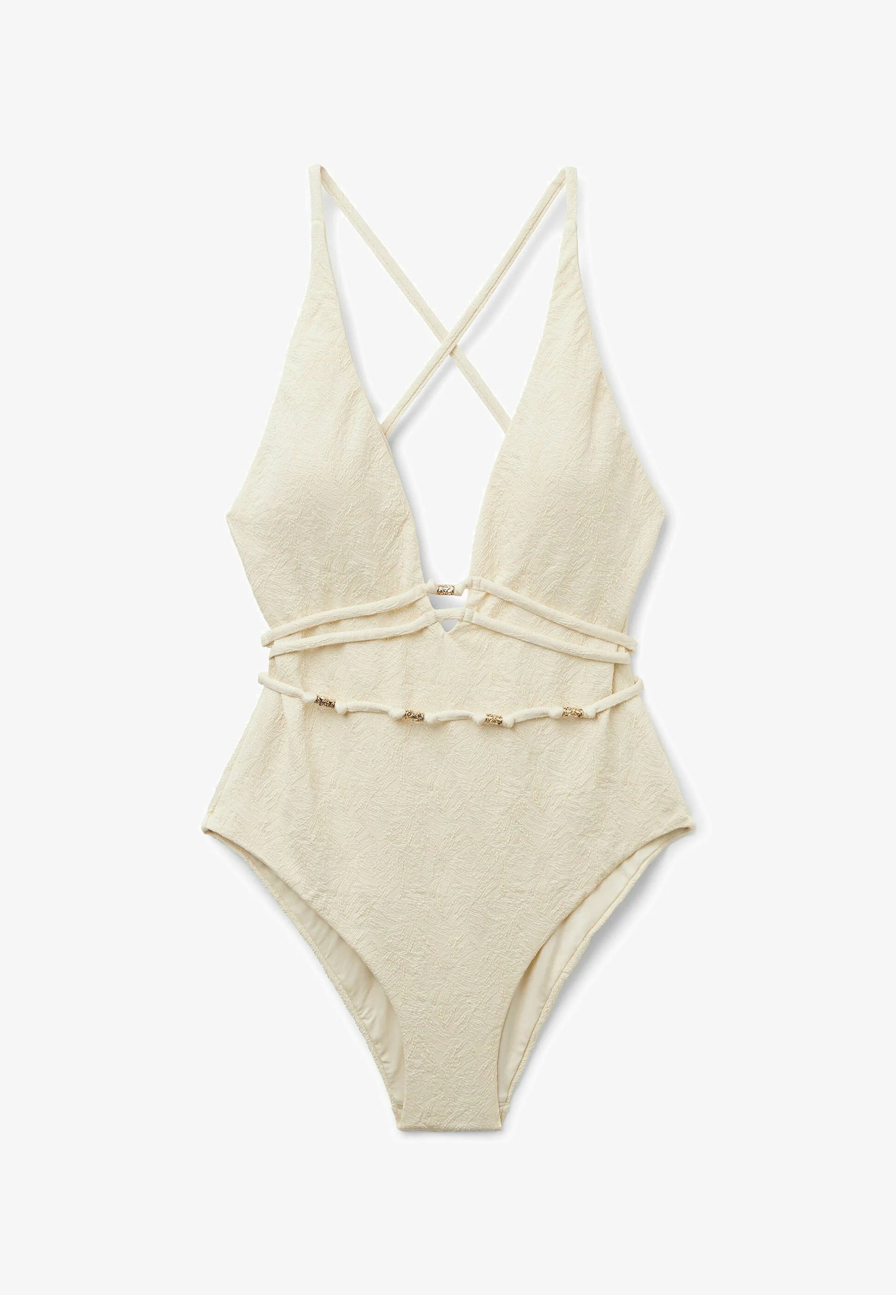 Calzedonia Wild Jungle Swimsuit – White
