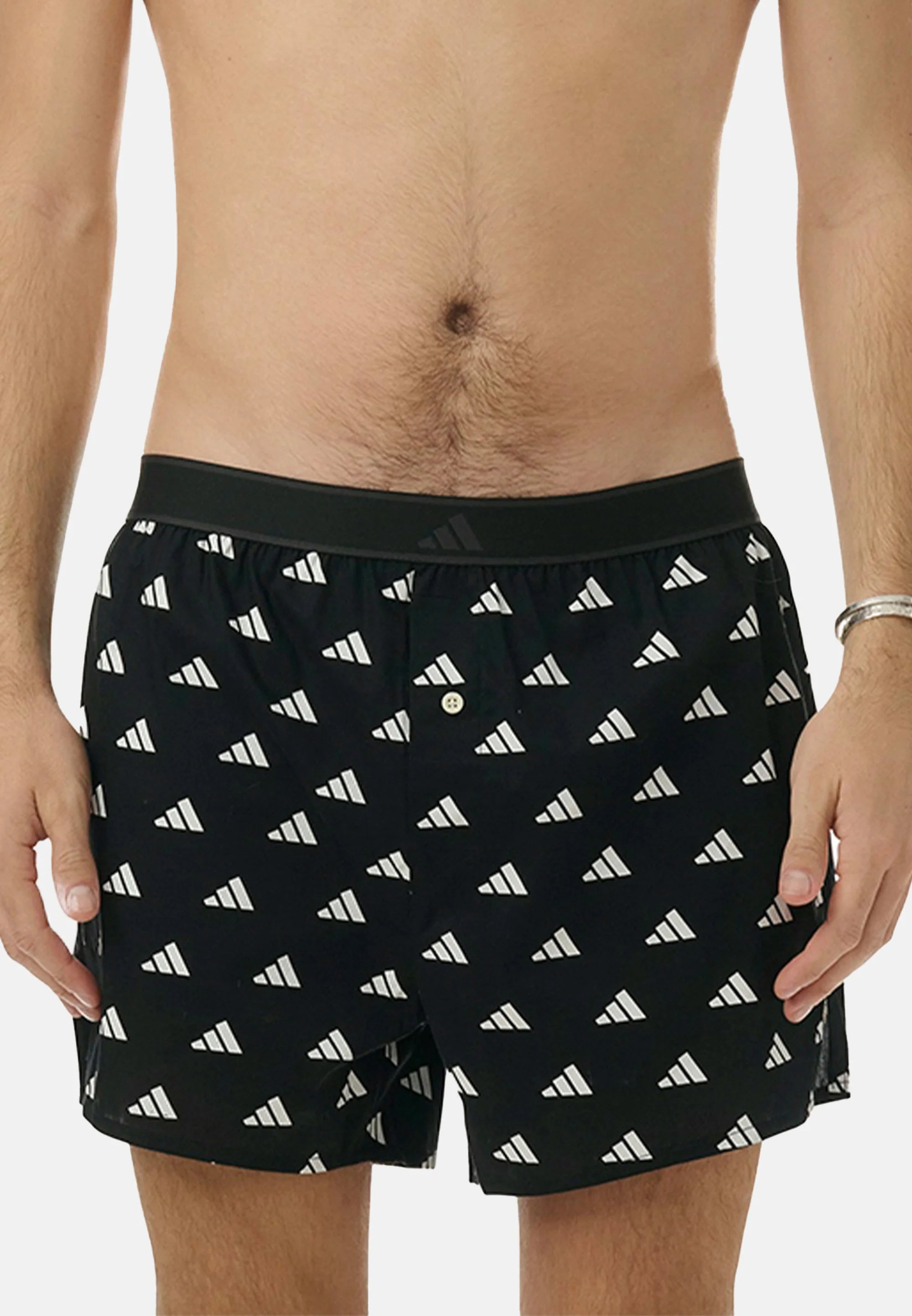 Adidas Sportswear 6 Pack Boxer Shorts – Black