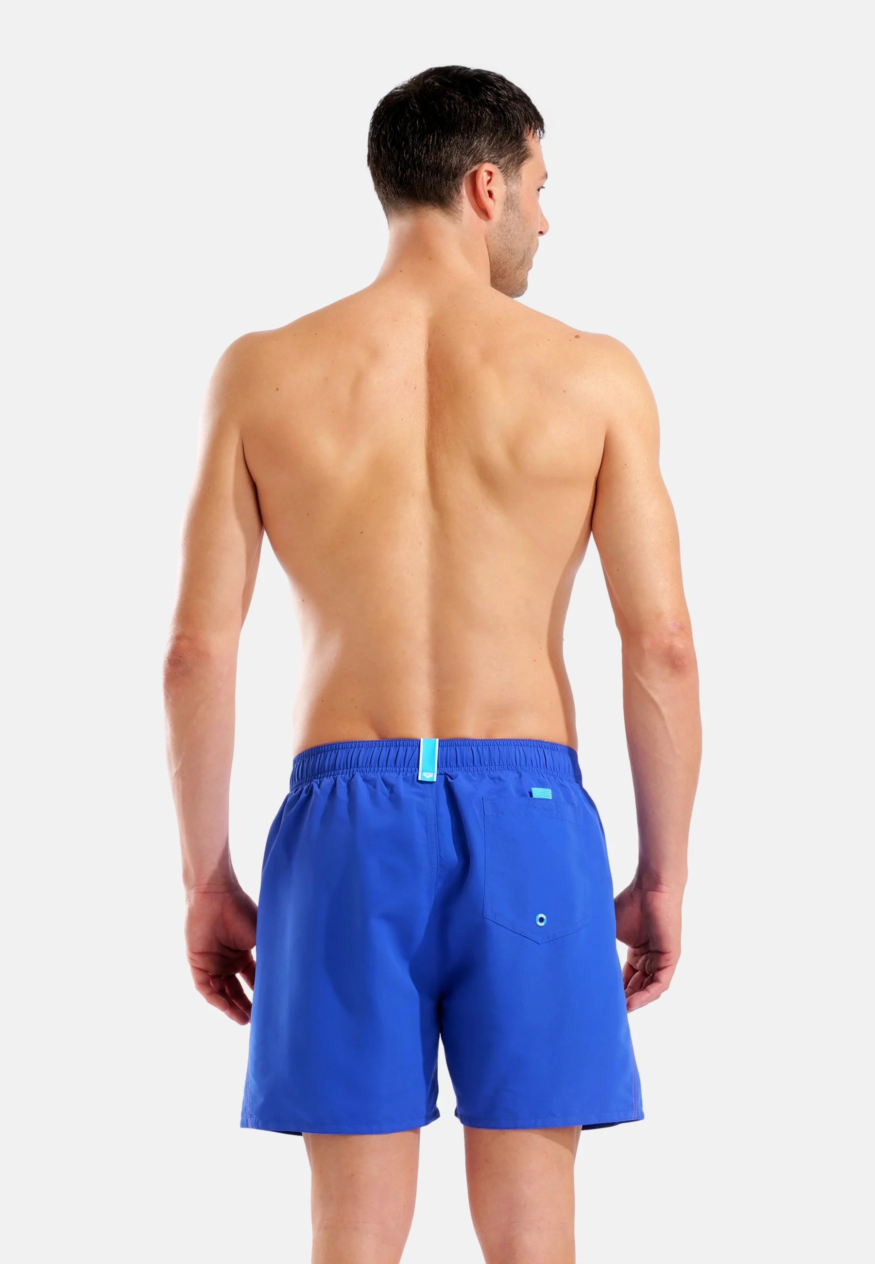 Arena Fundamentals Boxer R – Bleu fluo, Orange équipe