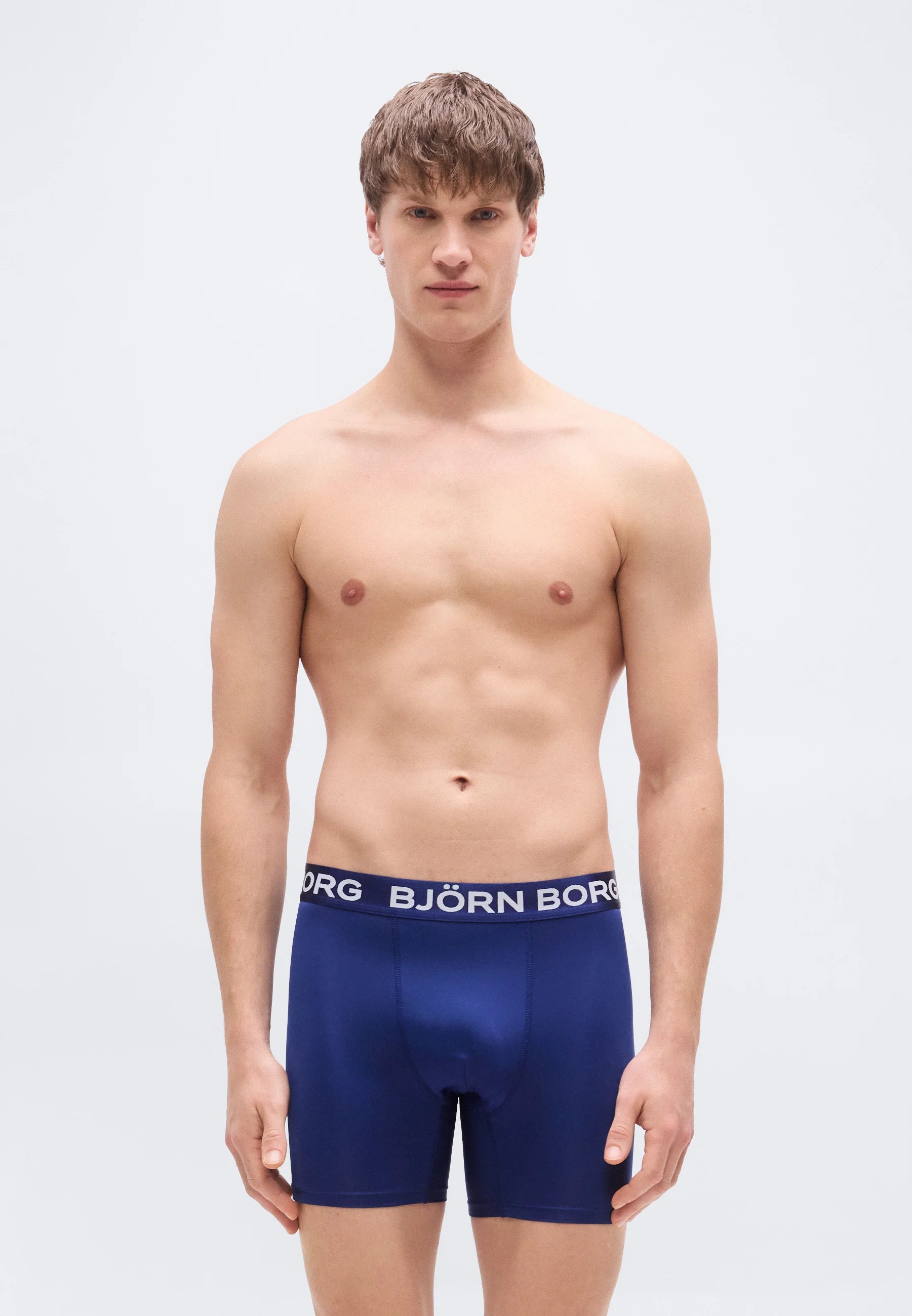 Björn Borg Sports 2 Pack Boxer Briefs – Orange, Dark Blue