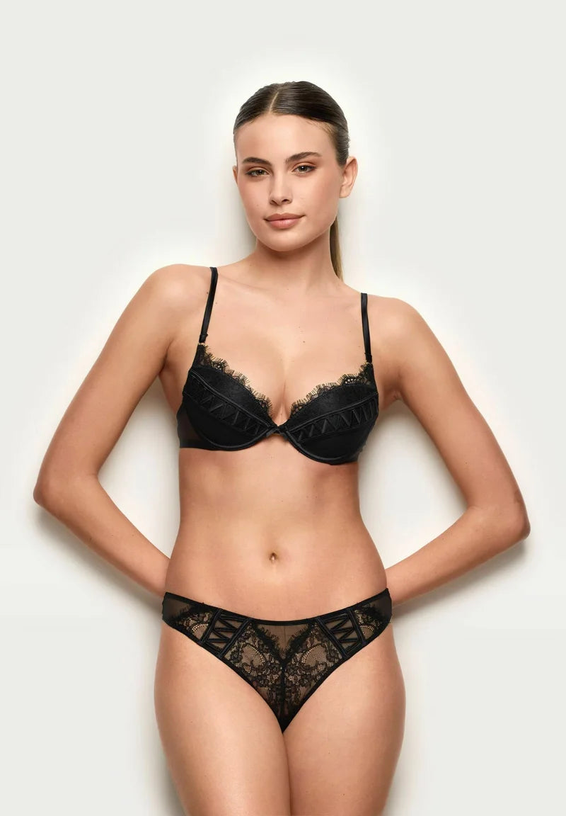 Yamamay Desire Brasilianischer Slip – Schwarz