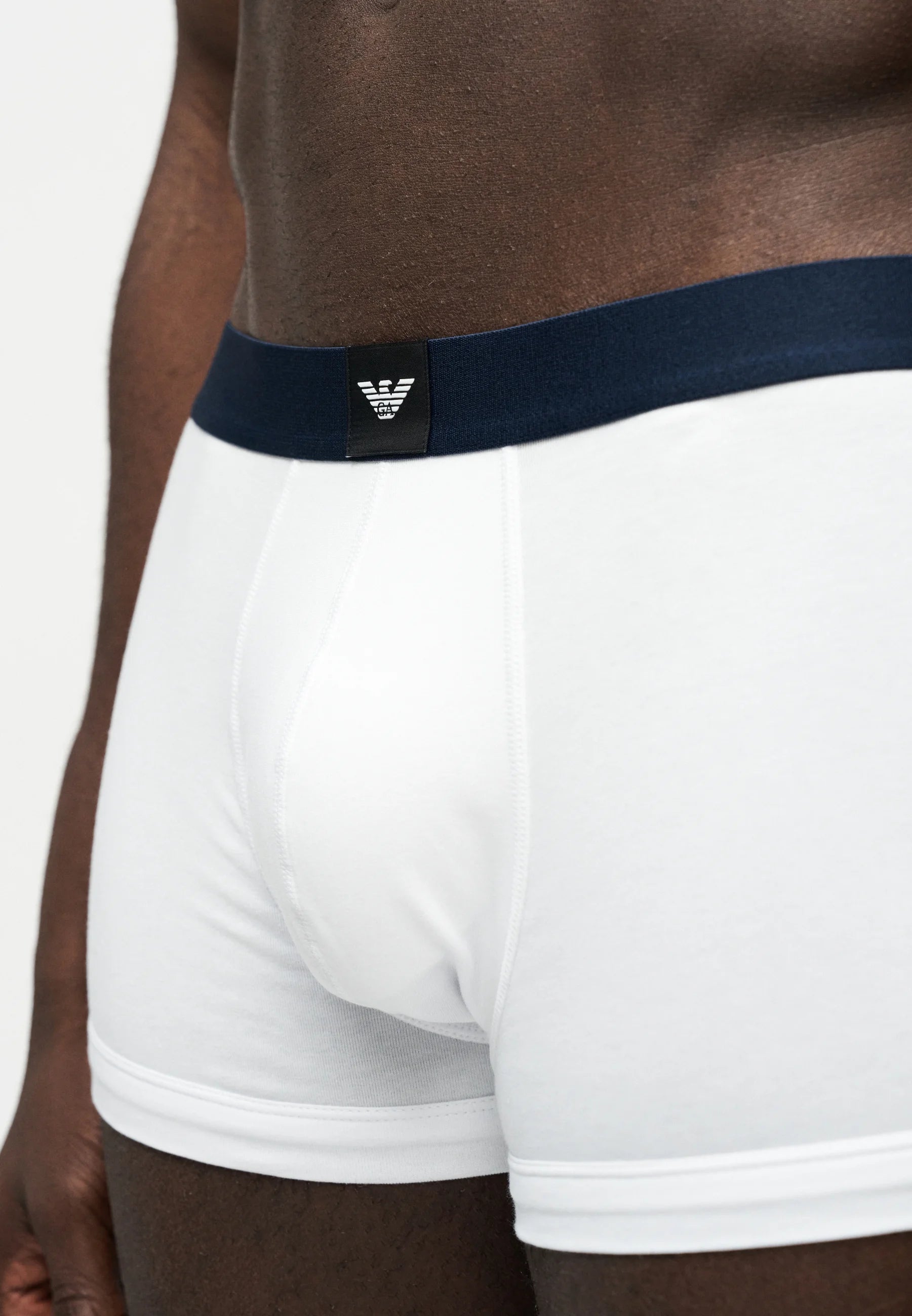 Kufry Emporio Armani ESSENTIAL Logo Label 6 Pack – černá, šalvěj, kamélie, inkoust, Orion, bílá
