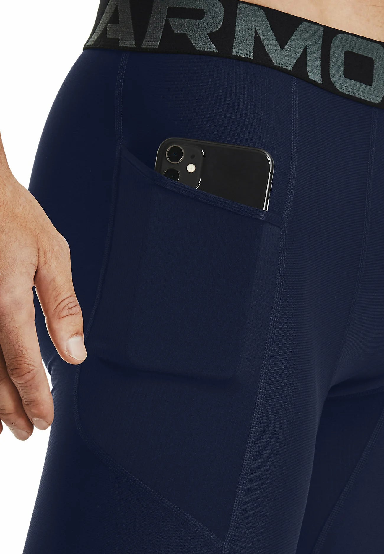 Under Armour HeatGear Pocket Performance-Hose – Mitternachtsmarine