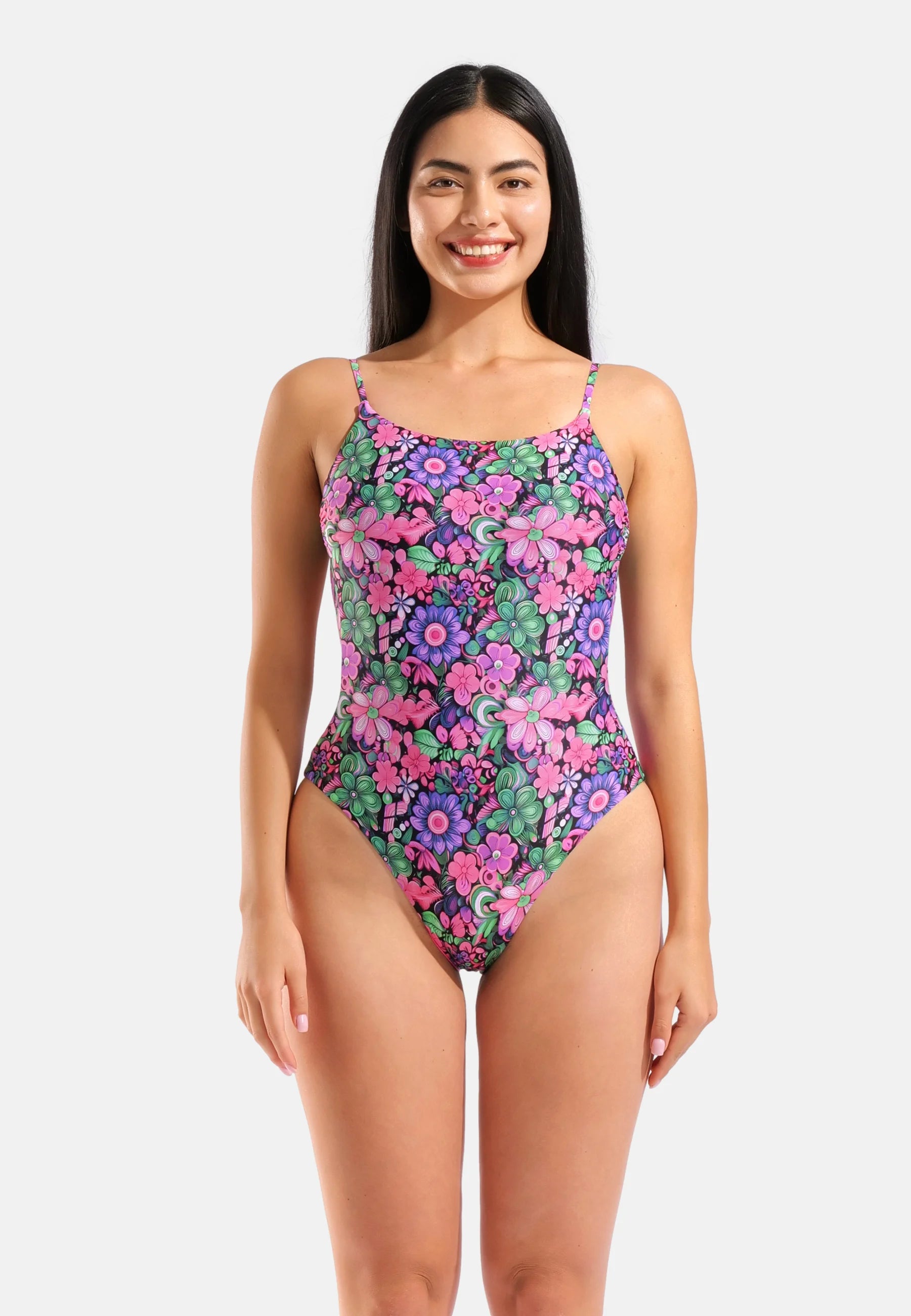 Arena Water Prints One-Piece Swimsuit – Flower
