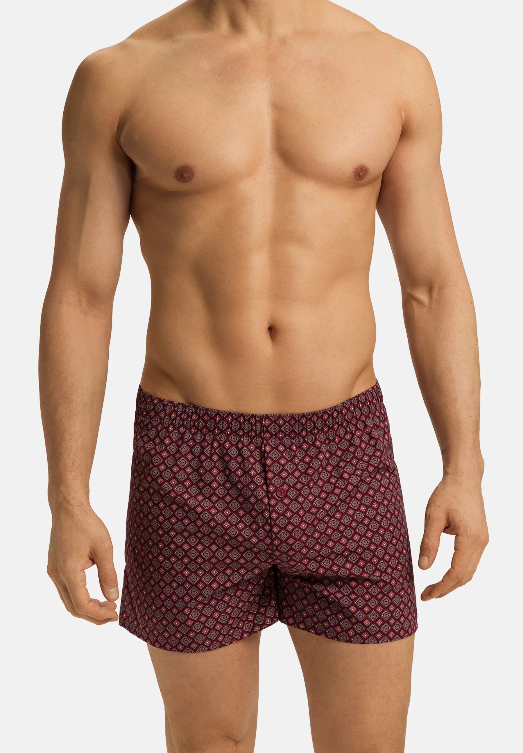 HANRO FANCY Boxer Shorts – Red Gems Print