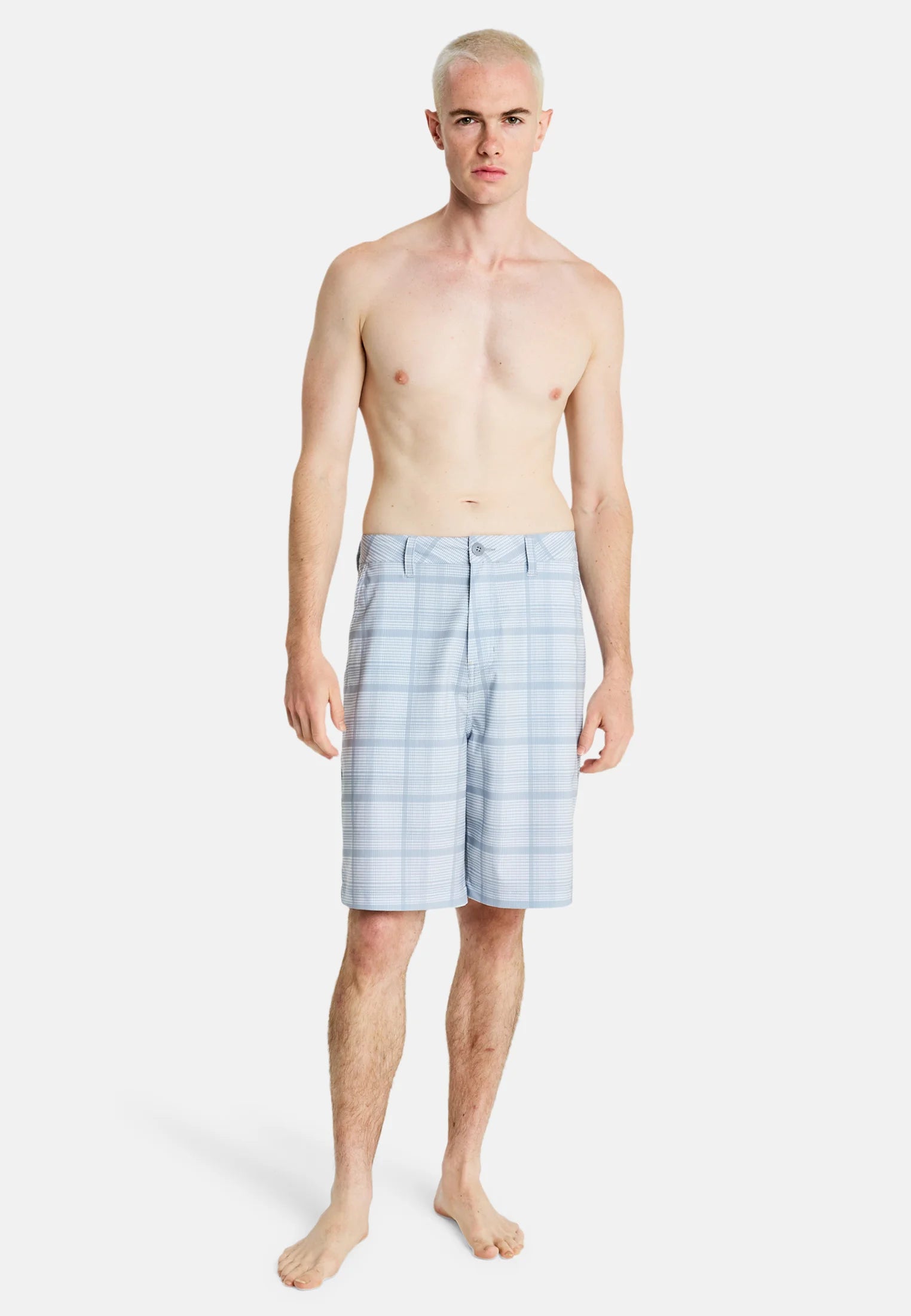 Short de bain Quiksilver YG Check In Amphibian 21 – Quarry Check