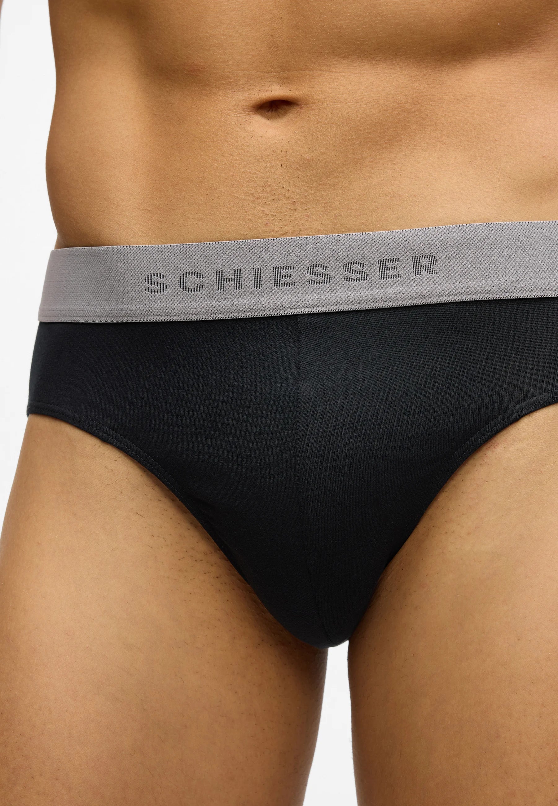 Lot de 3 slips Schiesser Essential Cotton Rio - Multicolore