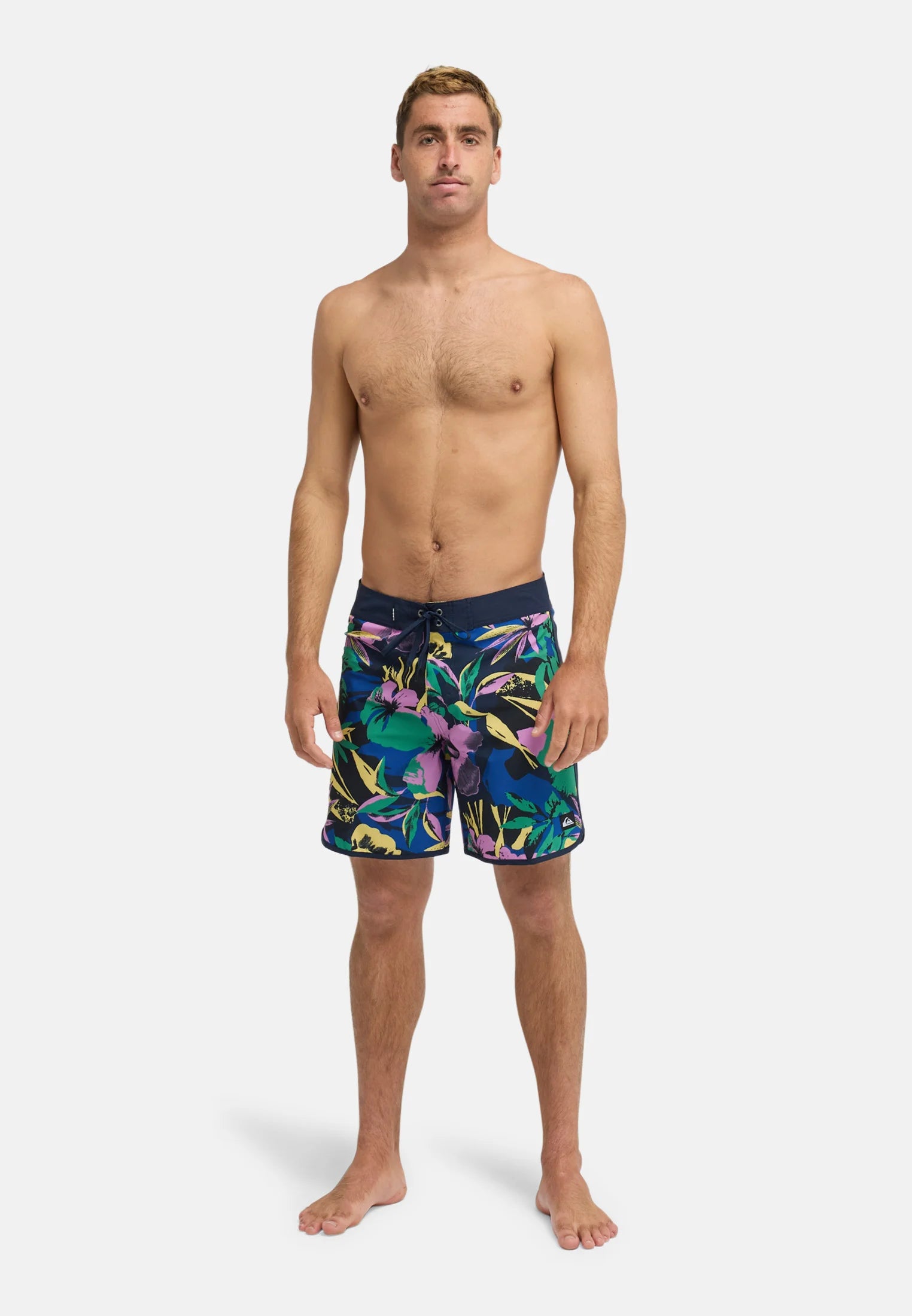Quiksilver Surf Scallop 18 Badeshorts – Khaki
