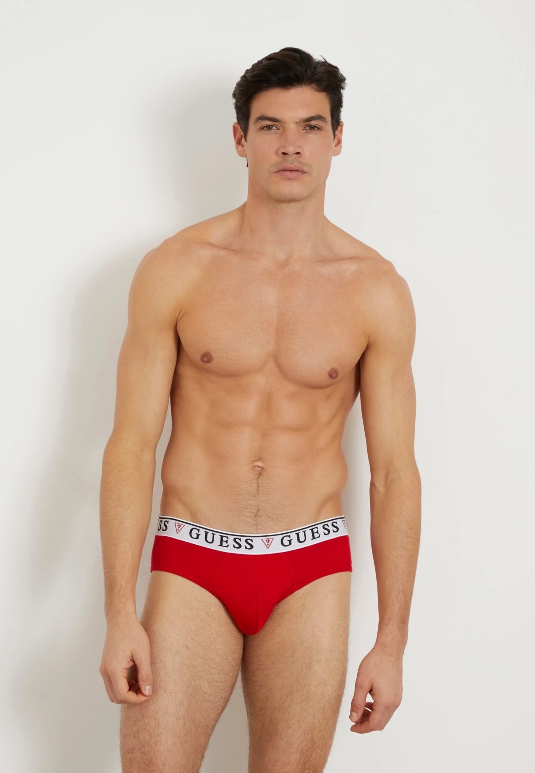 Guess Brian Hero 3 Pack Briefs – Red Mix