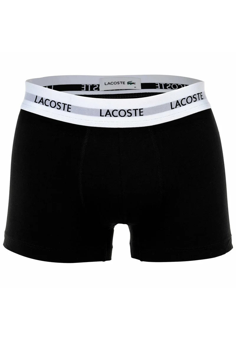 Lacoste 6 Pack Stretch Logo pasový pás – černá, bílá, šedá