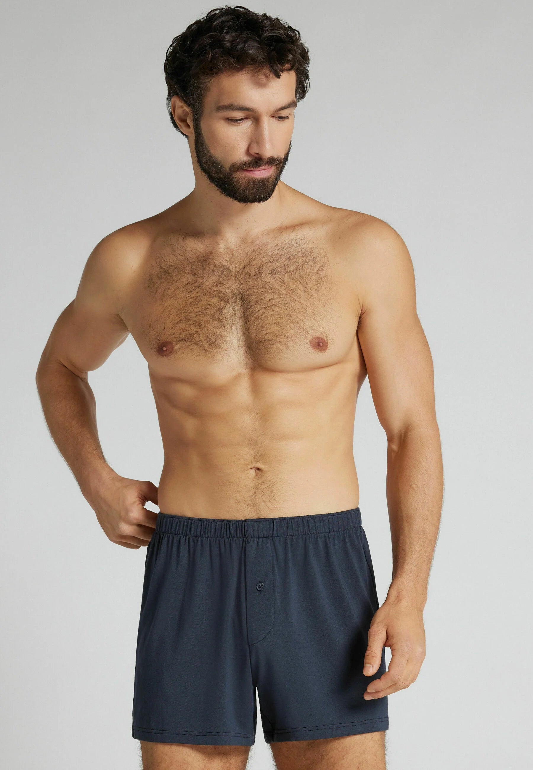 UIMAN Intimissimi Uomo Boxer doux coupe ample – Bleu