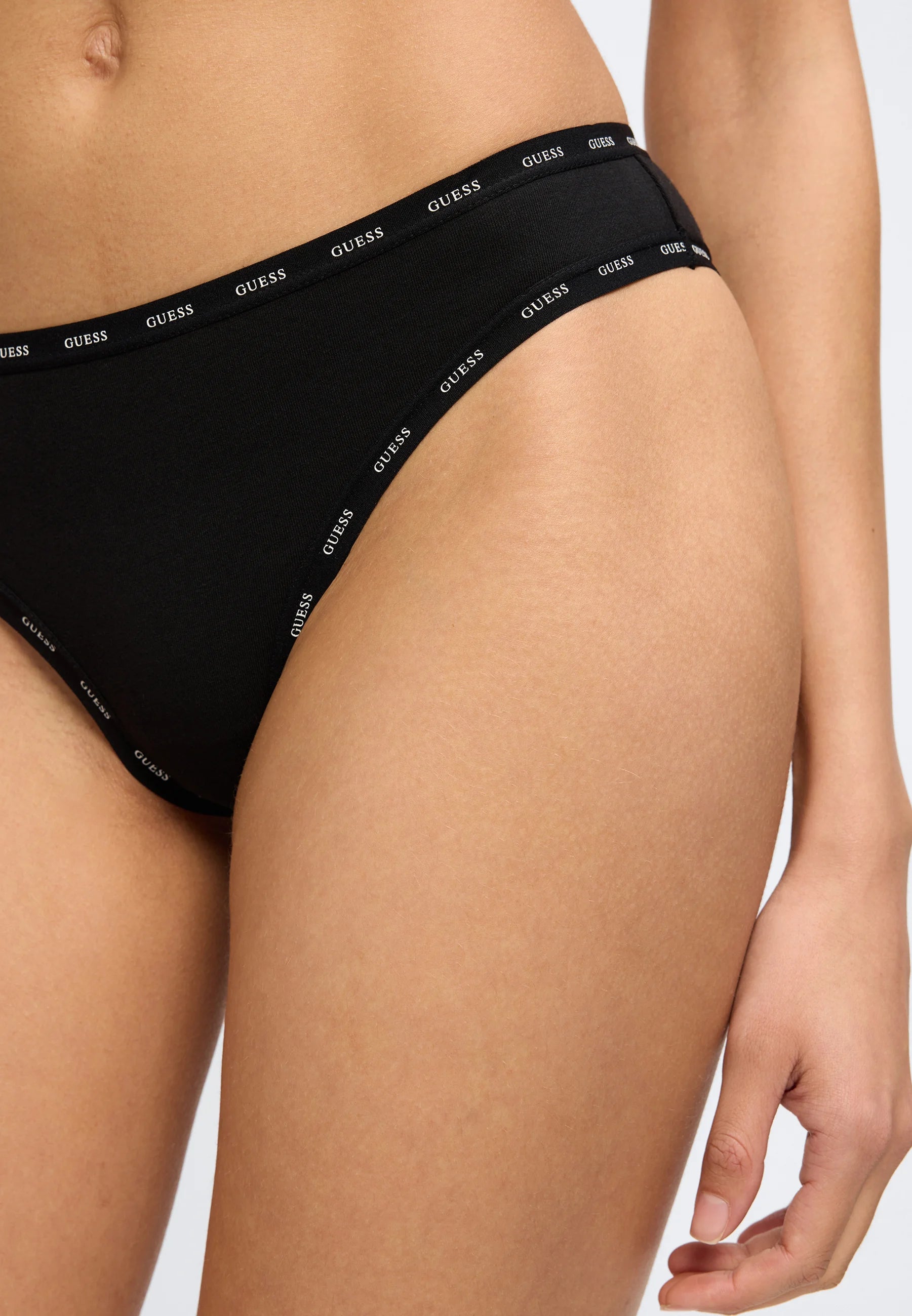 Guess Printed Cotton Brazilian Briefs 3 Pack – Multi-Coloured
