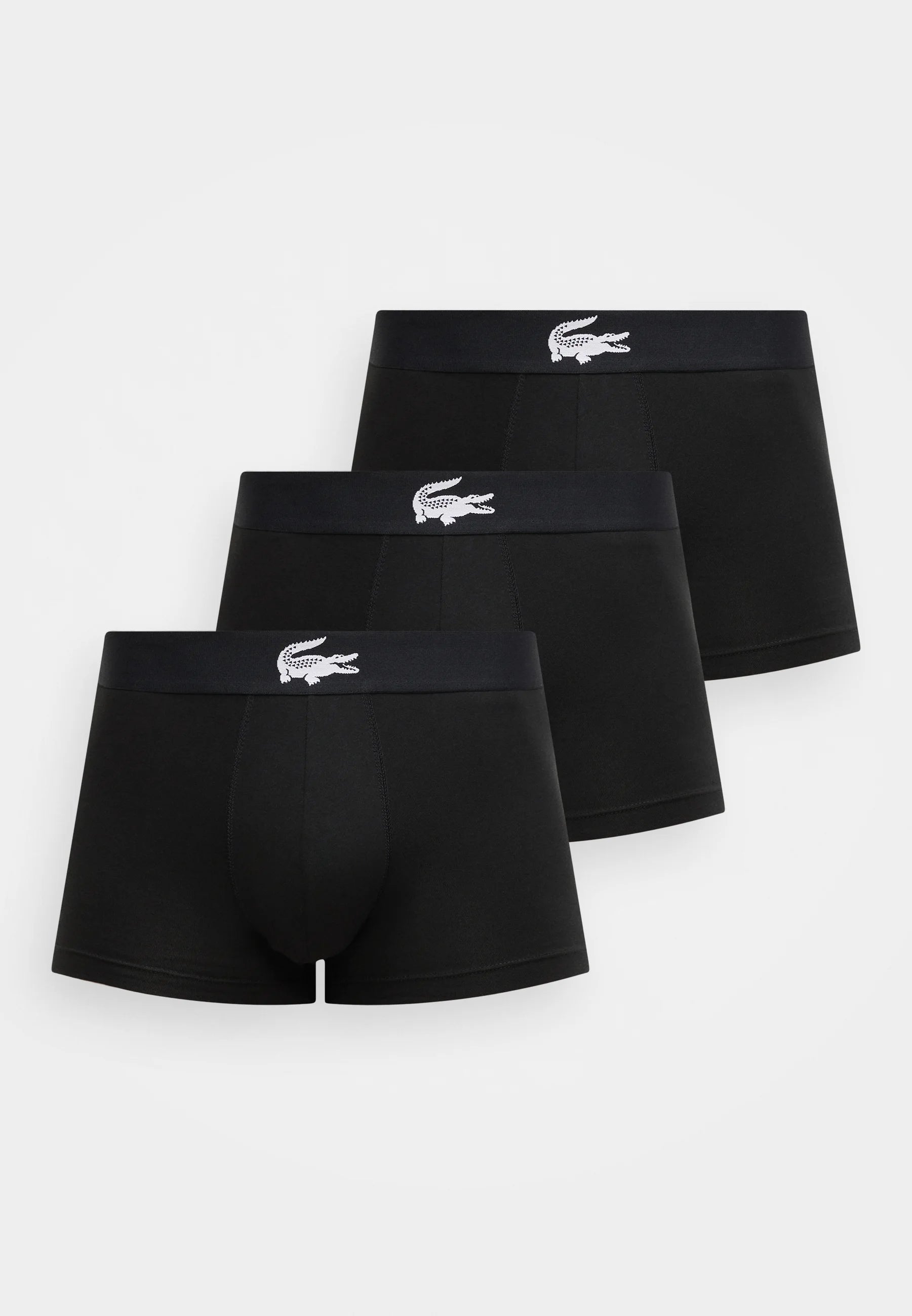 Lacoste Court Classic Stretch Trunks 3 Pack – Black