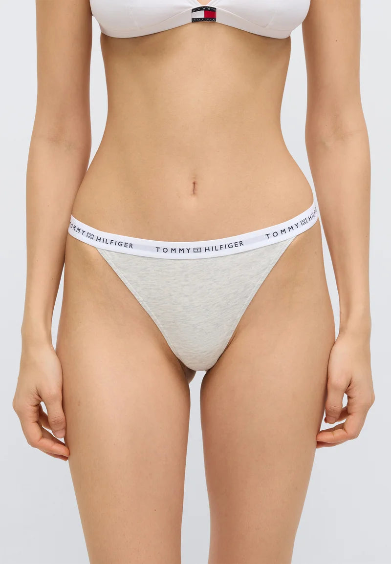 String avec ceinture à logo Tommy Hilfiger - Warm Ice, Grey Heather
