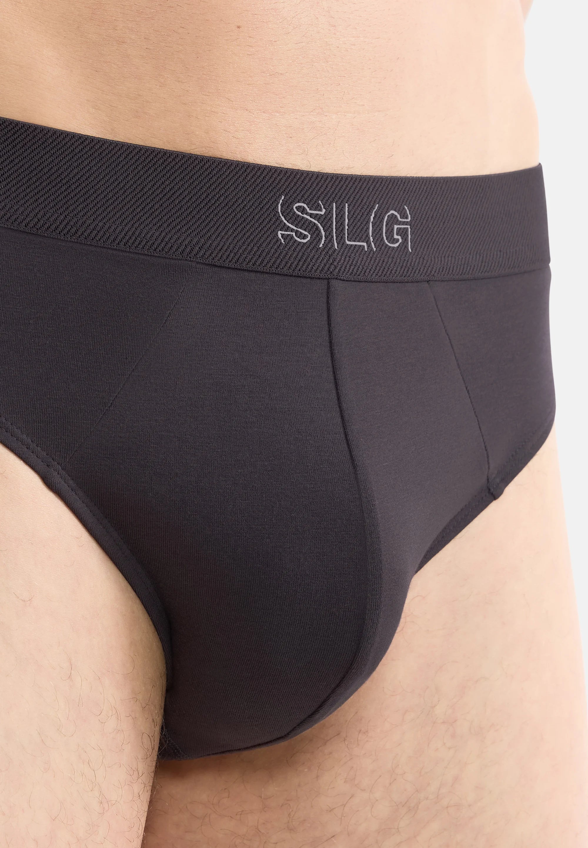 Sloggi Base Briefs 6er-Pack – Anthrazit