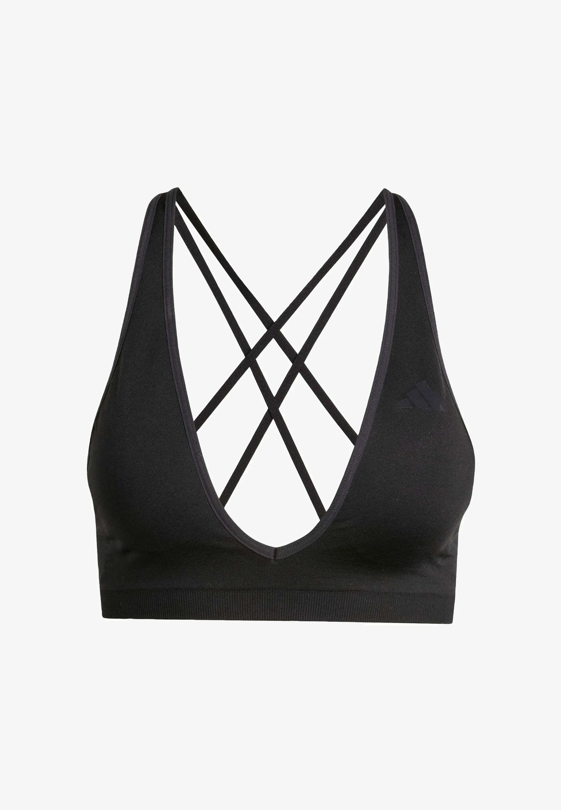 Adidas Performance WE Scrun LS Light Support Sports Bra – Black