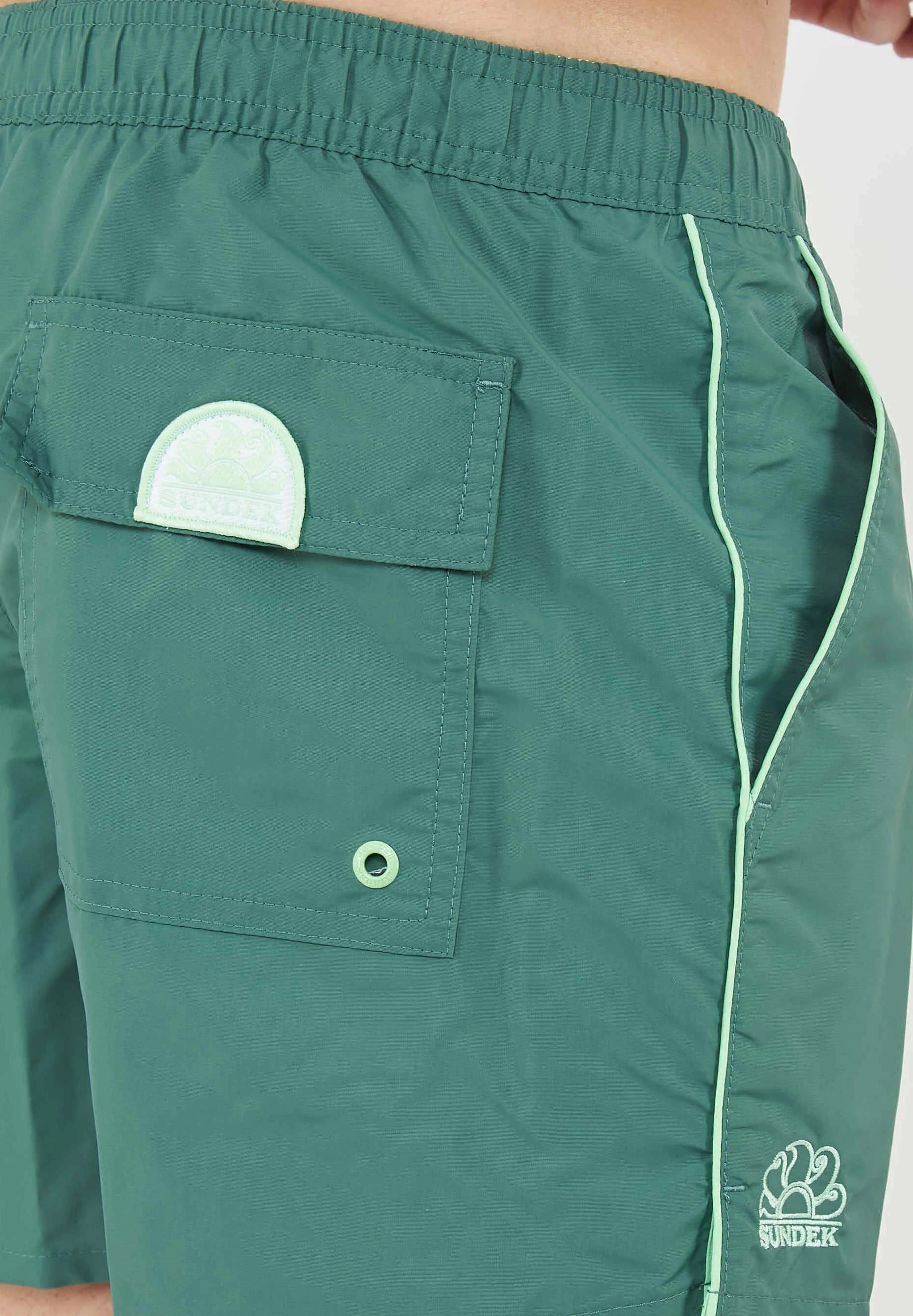 Short de bain SUNDEK Coltrane Board – Vert camouflage