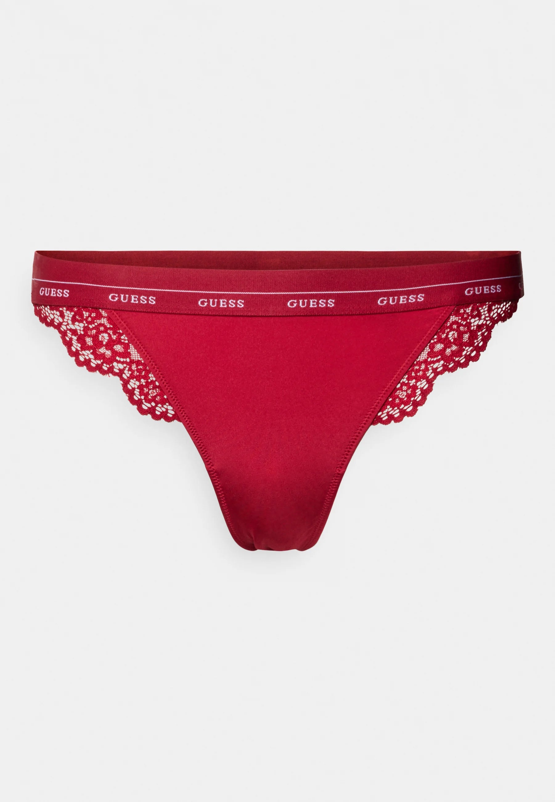 Guess Jane Lace Brazilian Briefs – Siren Red