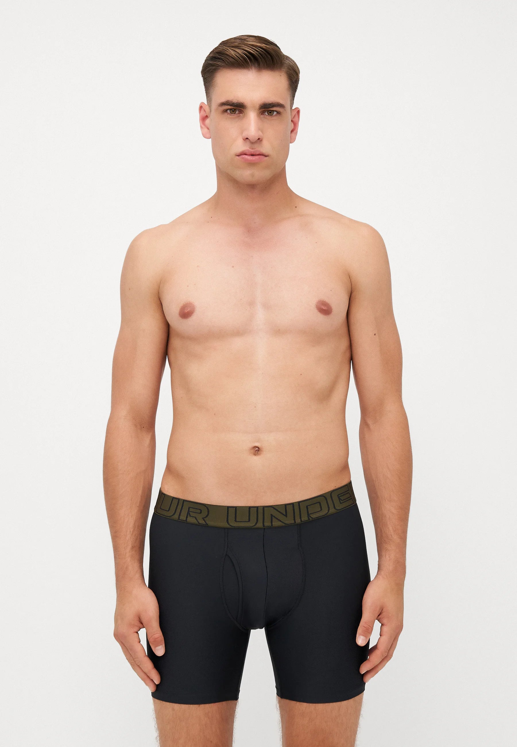 Under Armour Performance Trunks – 3 Pack – Taupe Dusk, Expedition Green, Black