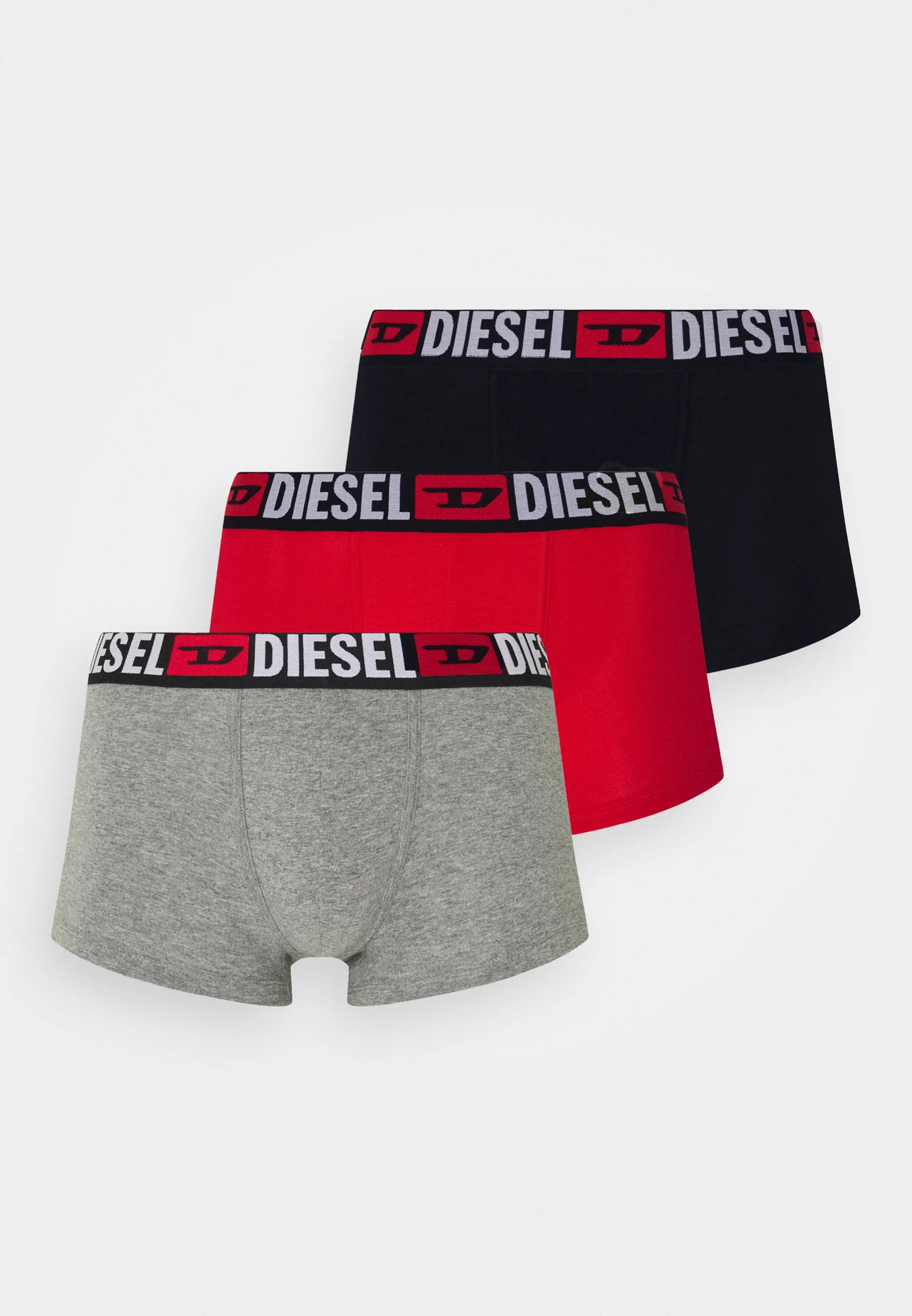 Lot de 3 boxers Diesel Damien Threepack – Noir, Gris, Rouge