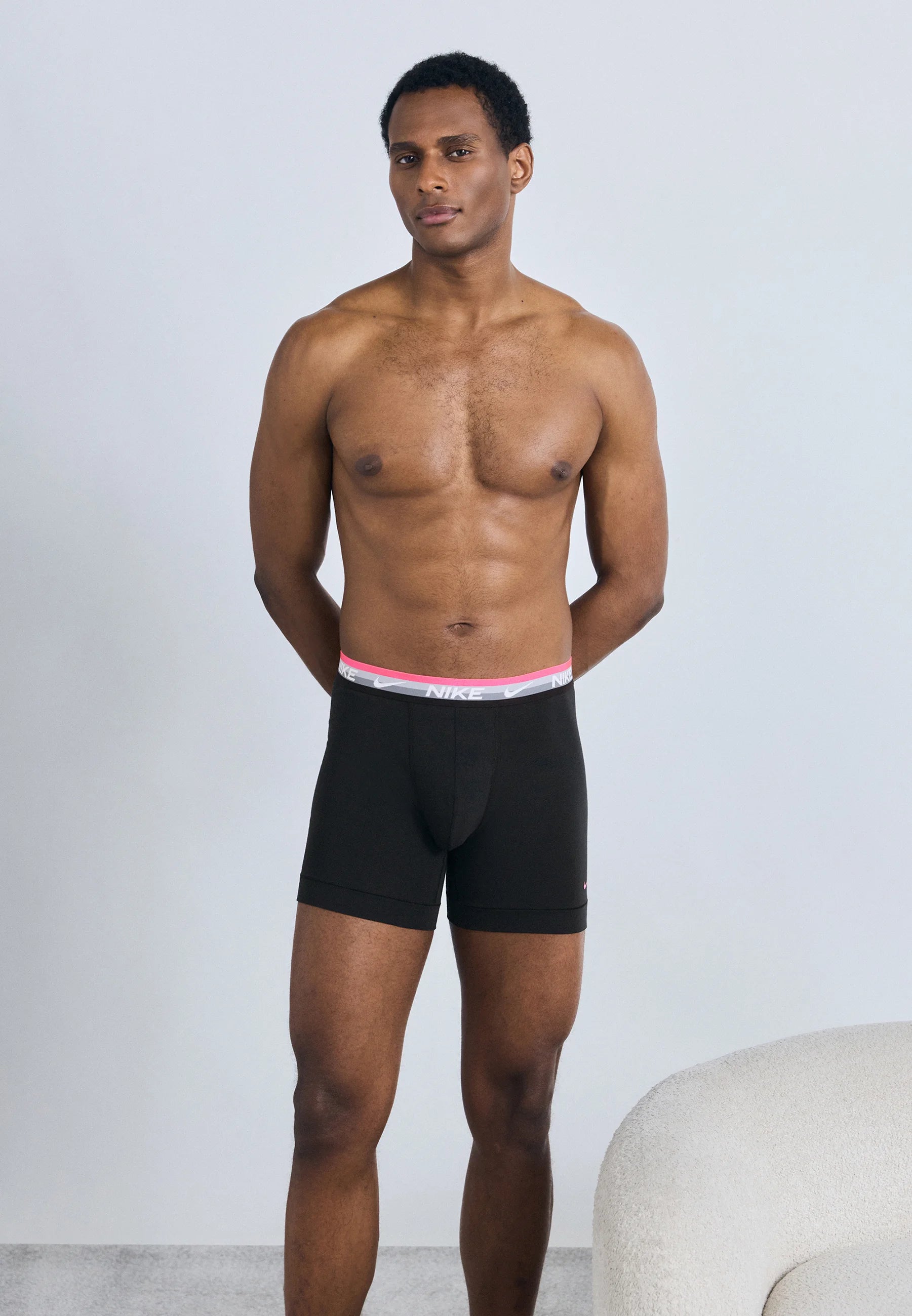Boxerky Nike Underwear 3 Pack – černé, šedé