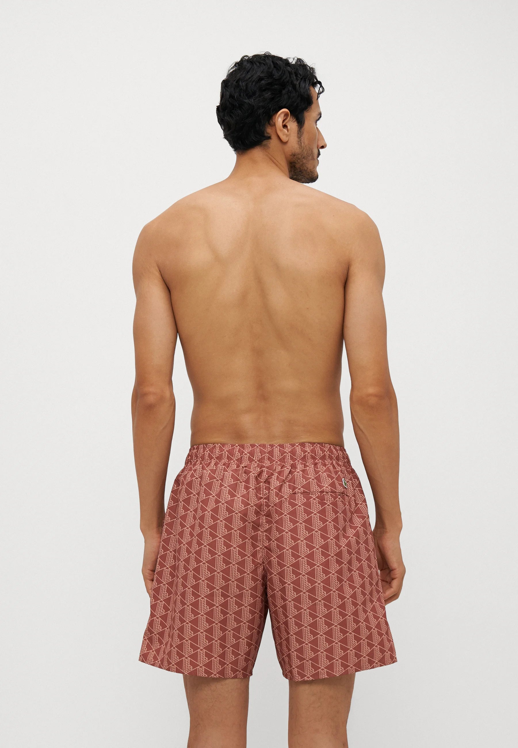 Lacoste Maillot De Bain Short De Bain – Rouge Clair