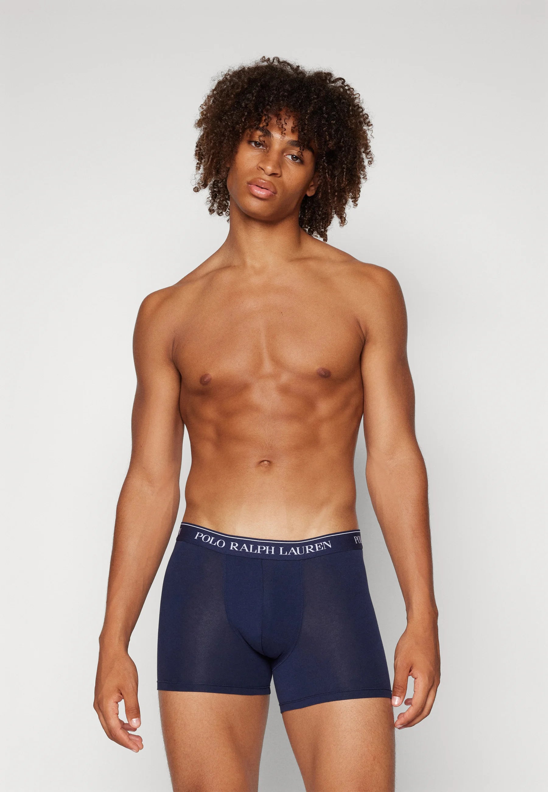 Polo Ralph Lauren Cotton Stretch Boxer Briefs – 3 Pack – Bordeaux, Grey, Dark Blue