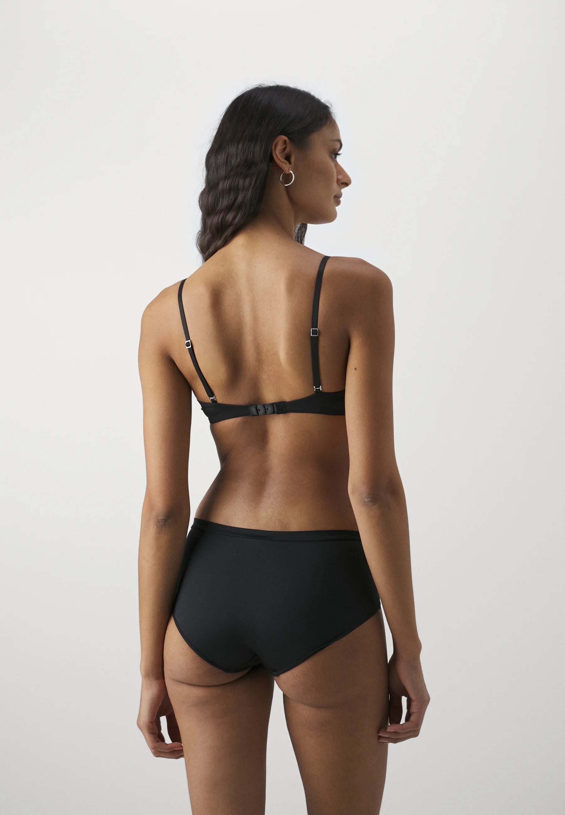 Reggiseno T-shirt Demi leggermente foderato Calvin Klein - Nero