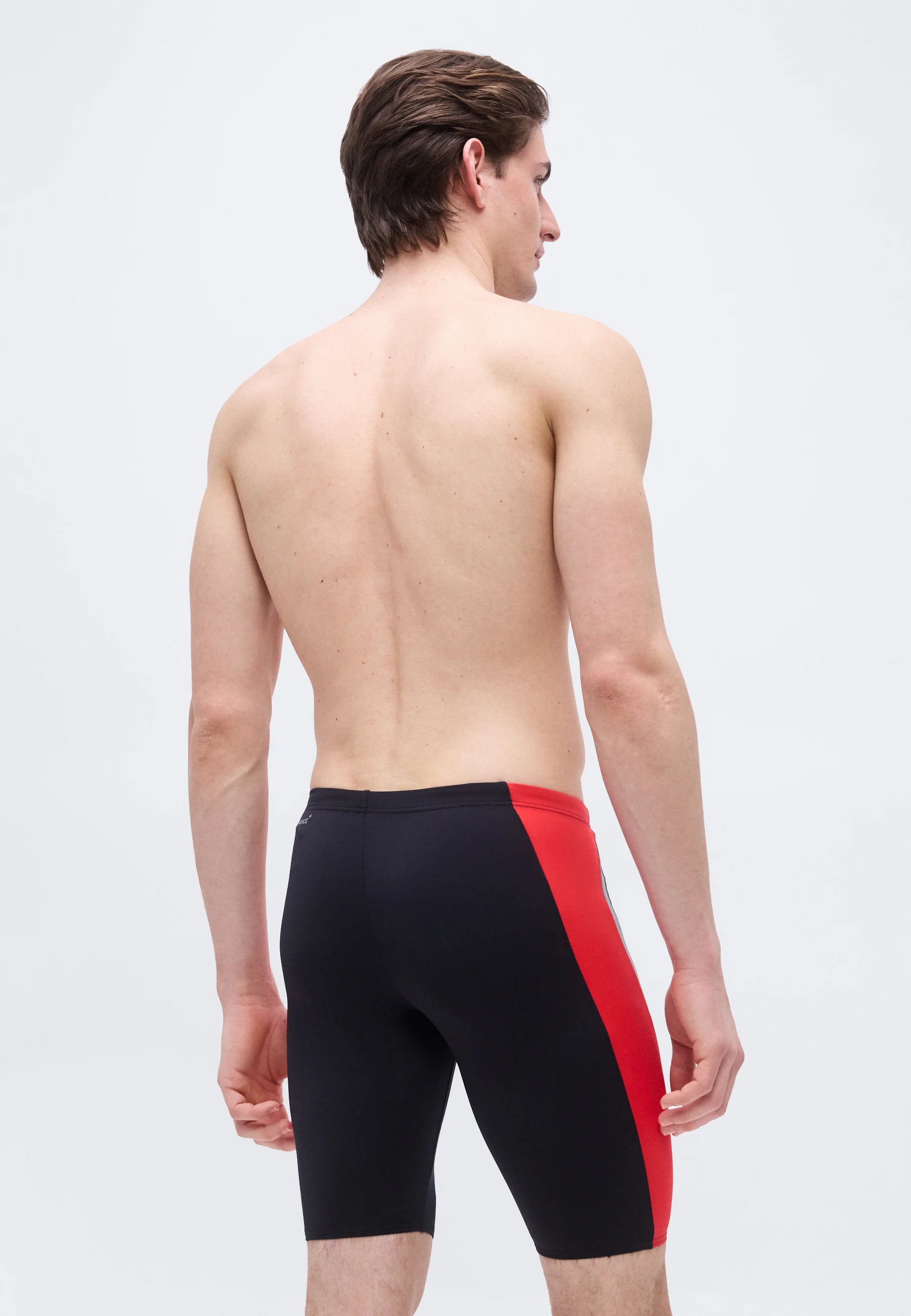 Speedo Splice Jammer – antracit, červená