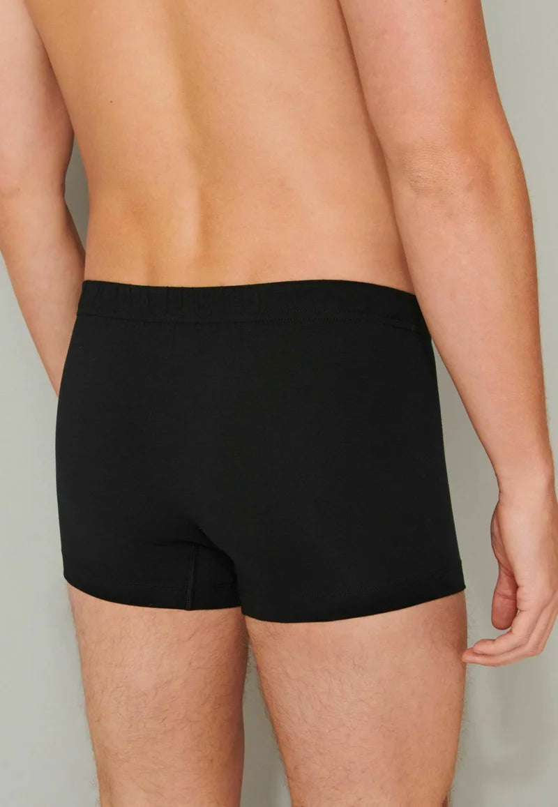 Schiesser Essentials Cotton Trunks 6 Pack – Black, Navy, Grey Melange