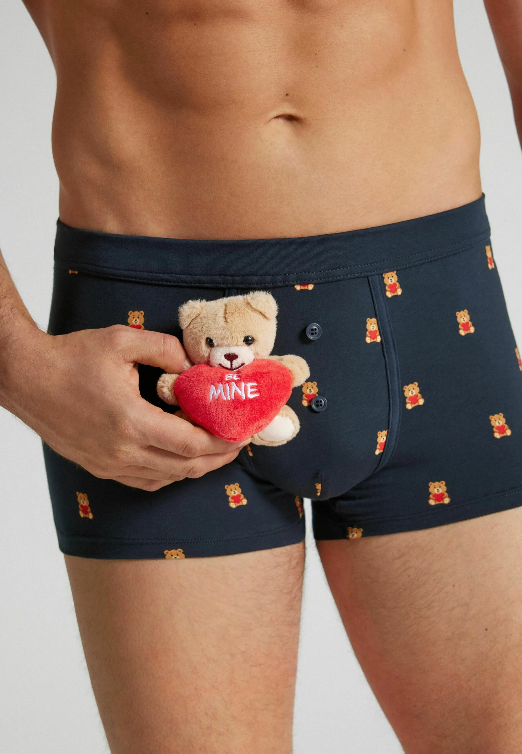UIMAN Intimissimi Uomo Boxer Be Mine Teddy Bear – Bleu