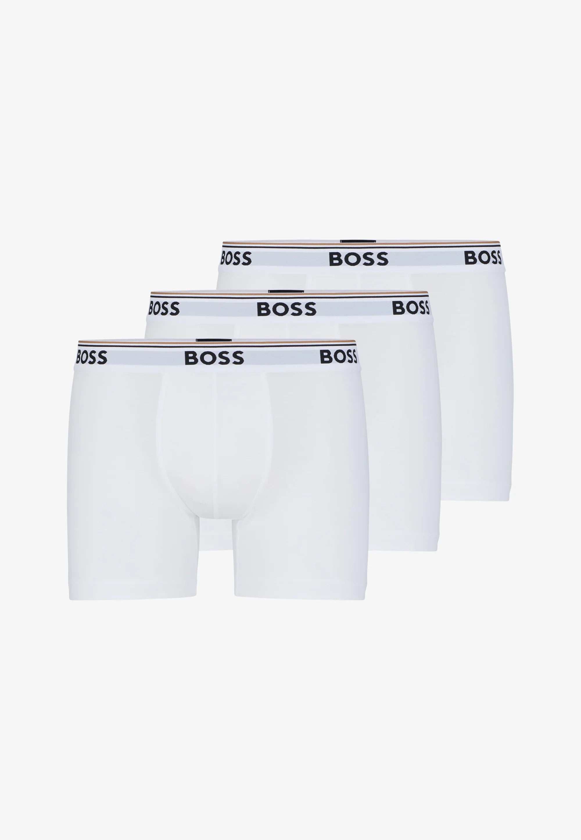 Boxerky BOSS Power 3 Pack – bílé