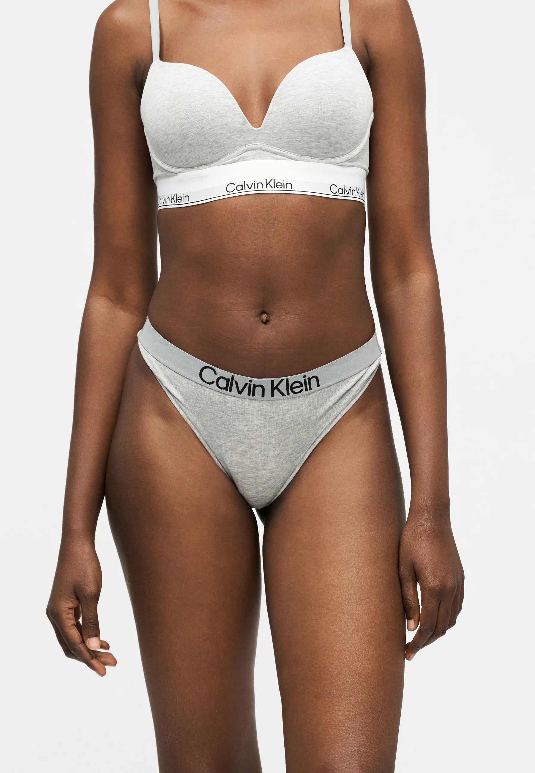 Calvin Klein Extra Soft 5-Pack Thongs – Shoreline, White, Grey, Blue