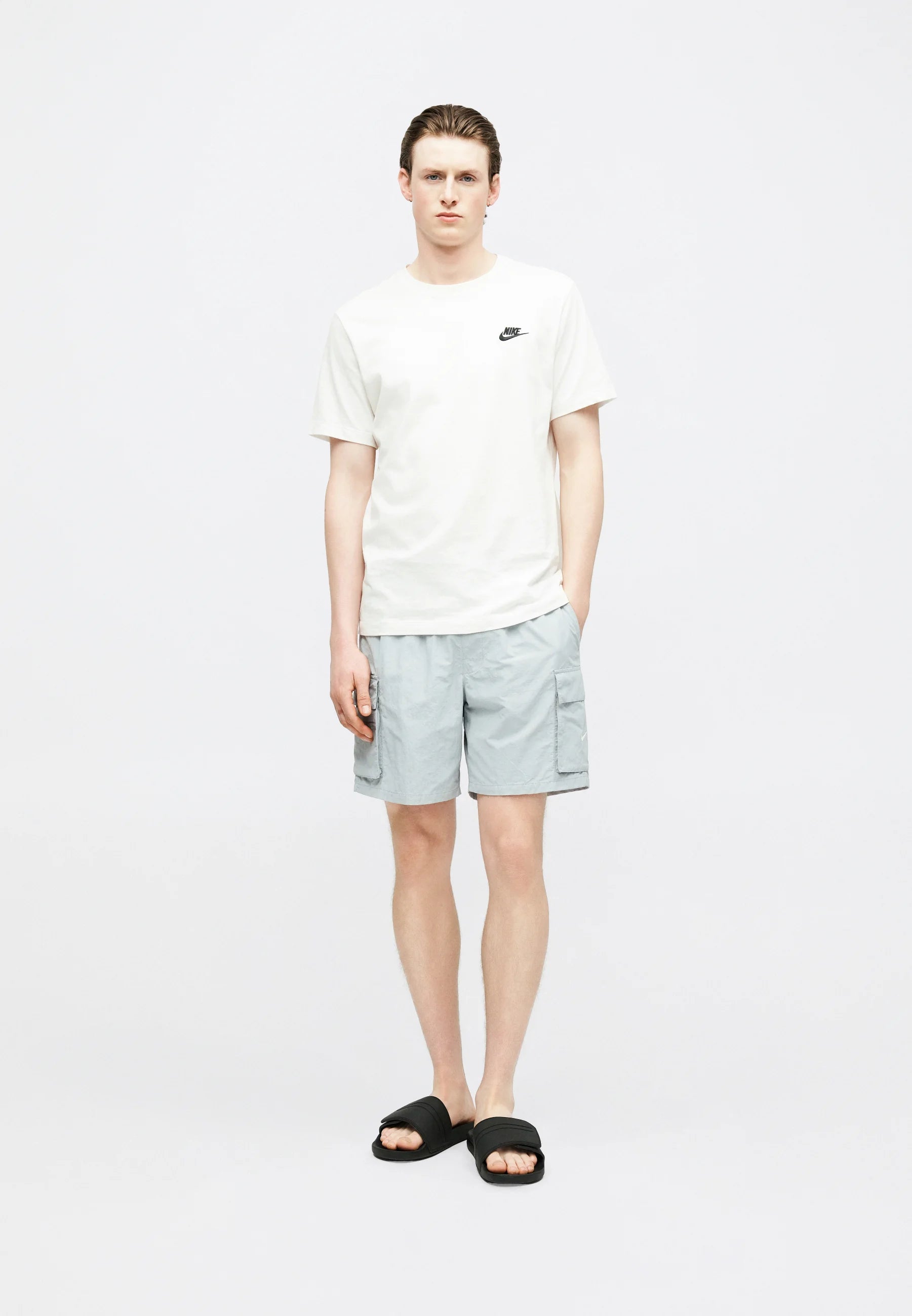 Nike Swim Voyage Icon Badeshorts – Wolfgrau
