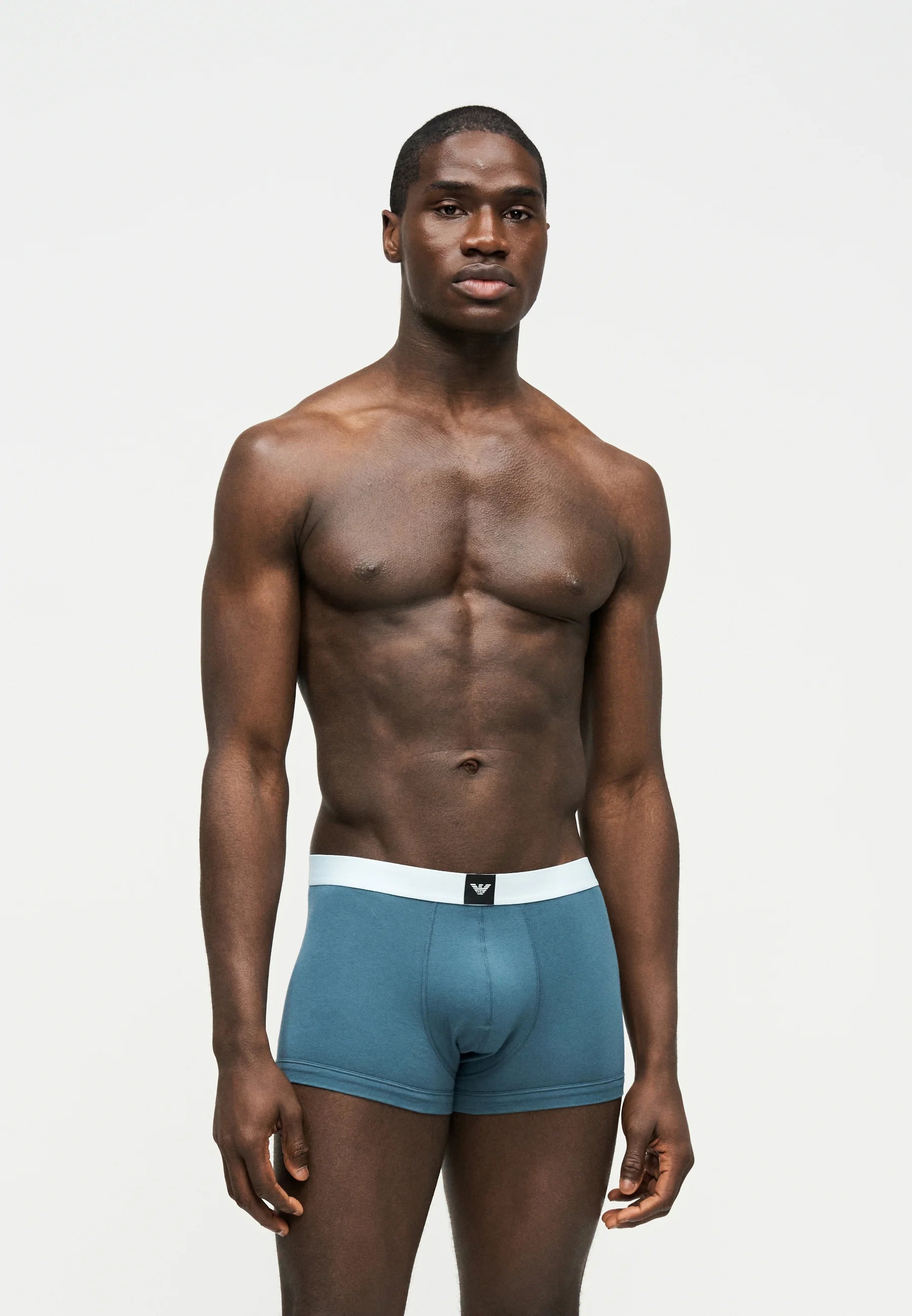 Kufry Emporio Armani ESSENTIAL Logo Label 6 Pack – černá, šalvěj, kamélie, inkoust, Orion, bílá