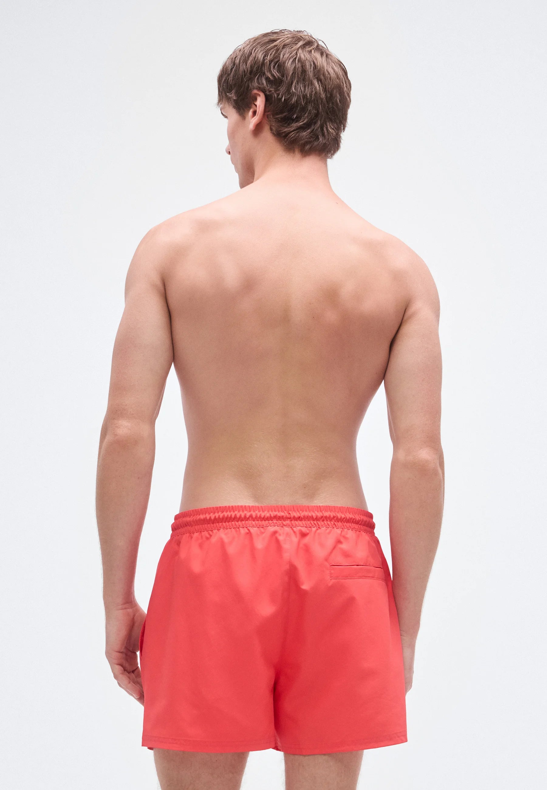 Short de bain monogramme Calvin Klein – Rose punch
