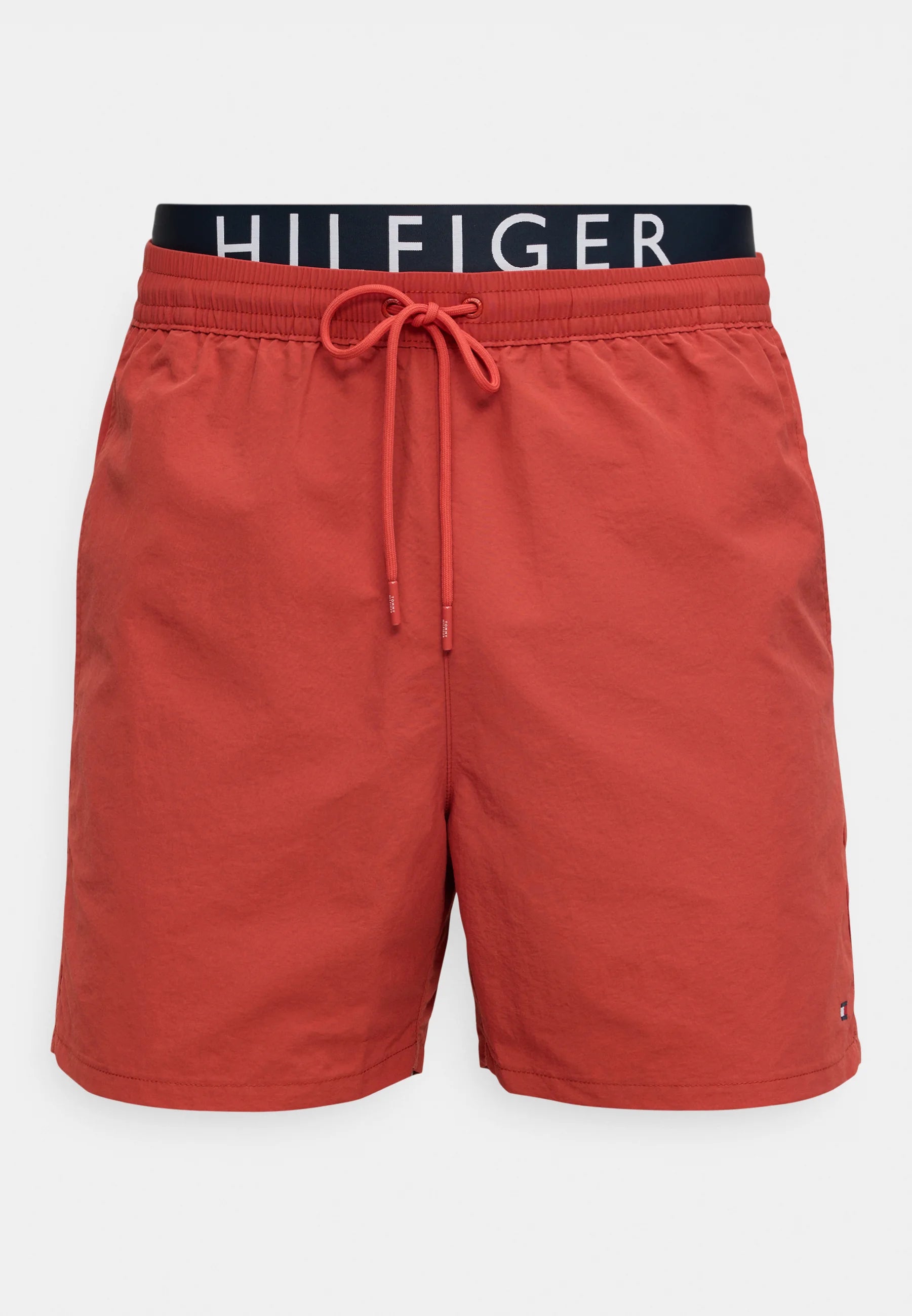 Tommy Hilfiger Logo Swim Shorts – Terra Red