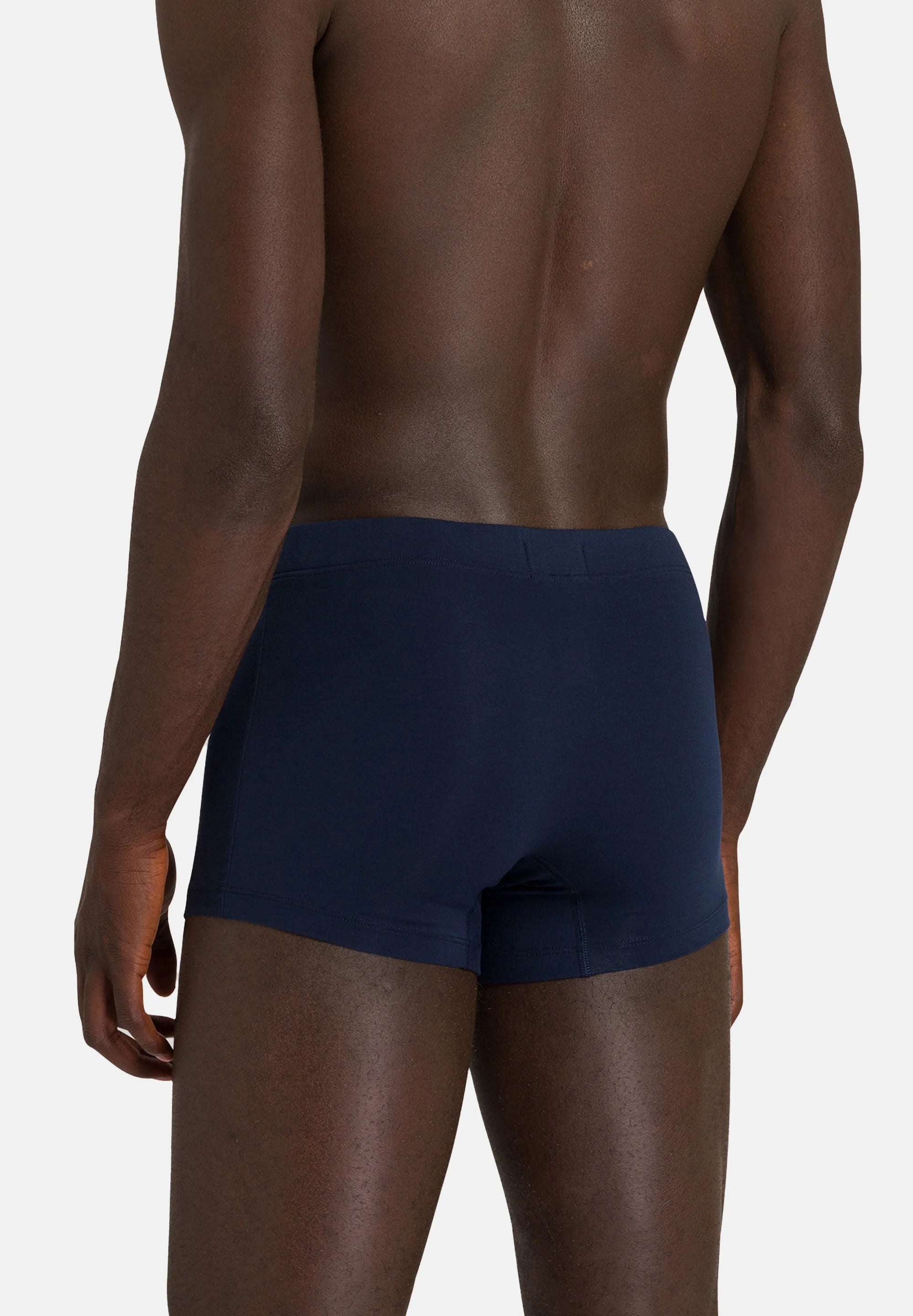 HANRO RETRO Confezione da 2 bauli ESSENTIALS – Melange chiaro, Blu scuro intenso
